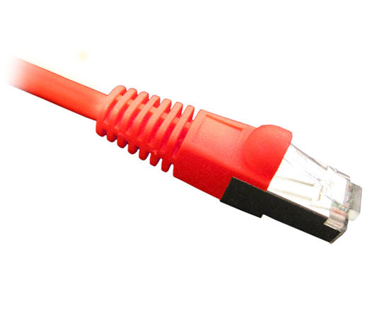 Shielded CAT5E Ethernet Patch Cable - Snagless Molded Boot, RJ45 to RJ45, 7ft - High-Speed Internet & Gaming, Home Office & Network Setup