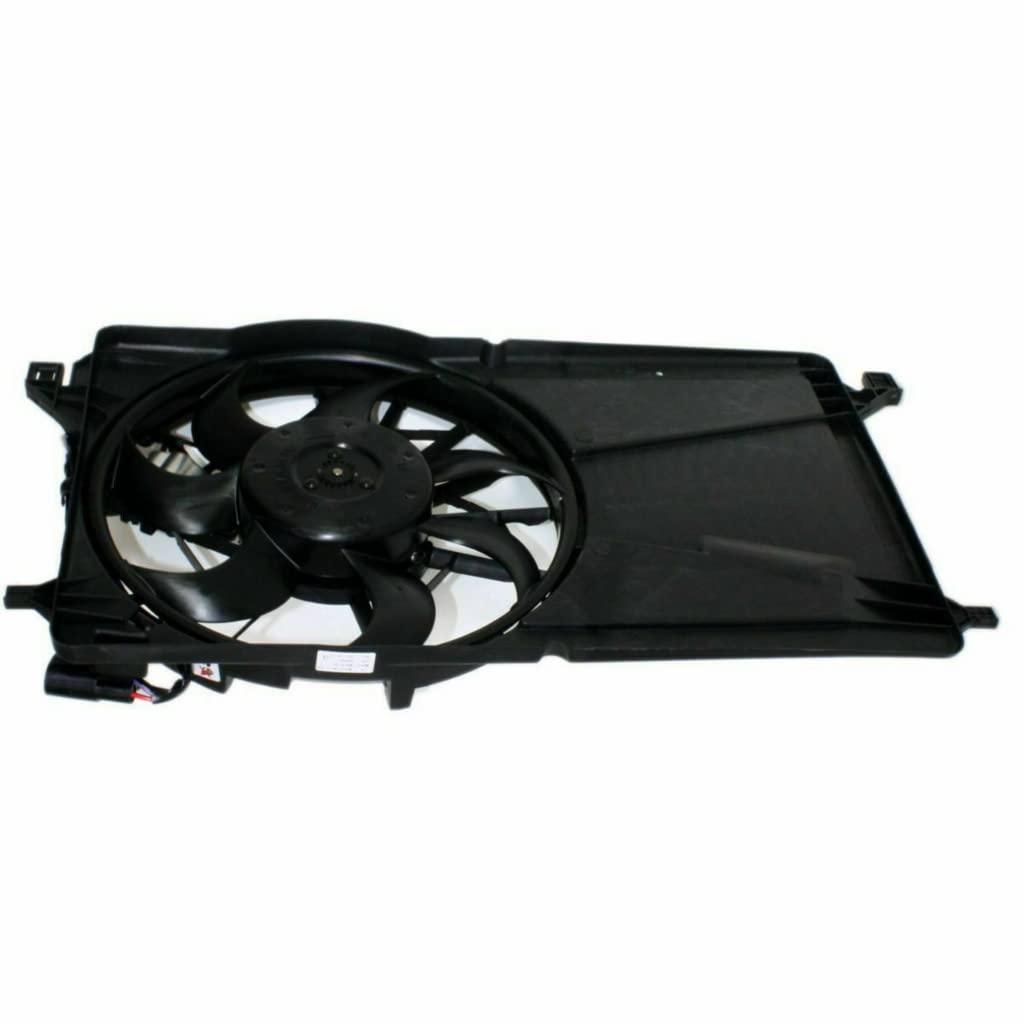 Mazda 3 2004-2009 Radiator Cooling Fan Shroud with Fan | OEM Replacement Part Z60215025G MA3110106 | Perfect for Engine Cooling System Maintenance & Repair