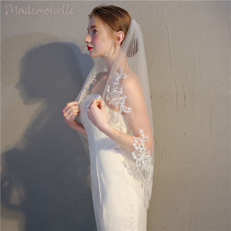 Elegant Derby Veil for Women - Lace Bridal Headpiece - Perfect for Weddings, Prom, and Formal Events