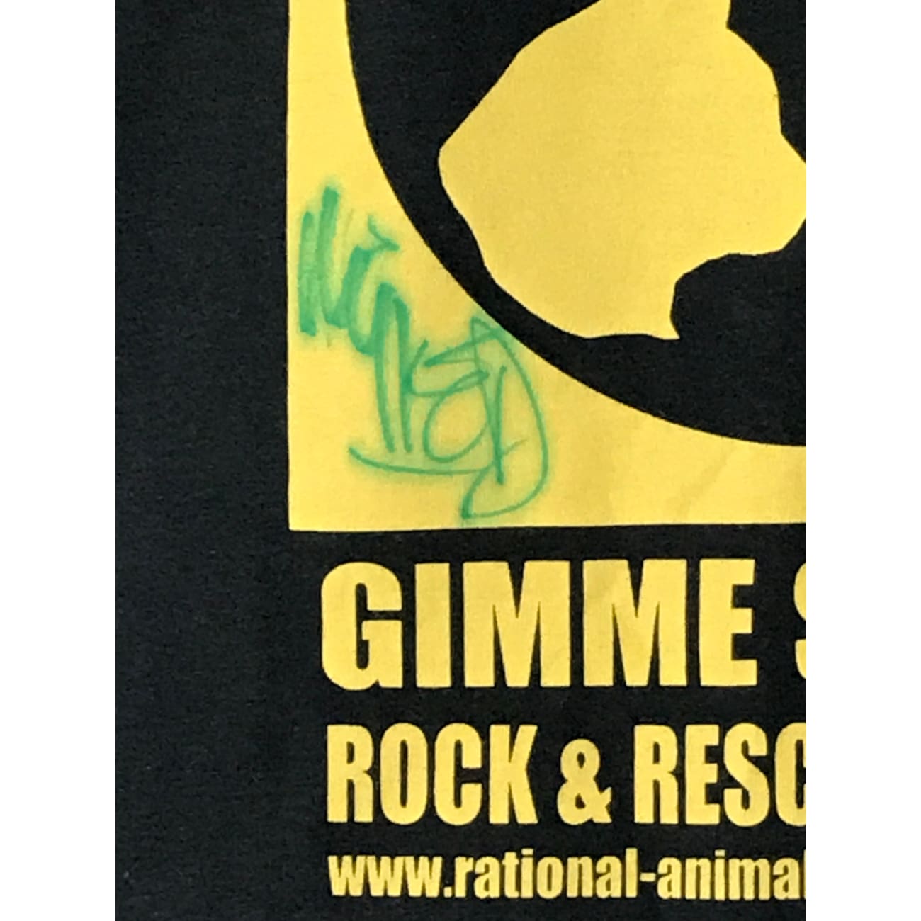 Beastie Boys Animal Rescue Signed T-Shirt by Ad Rock, MCA & Mike D with PSA COA - Vintage Band Merch for Music Fans & Collectors
