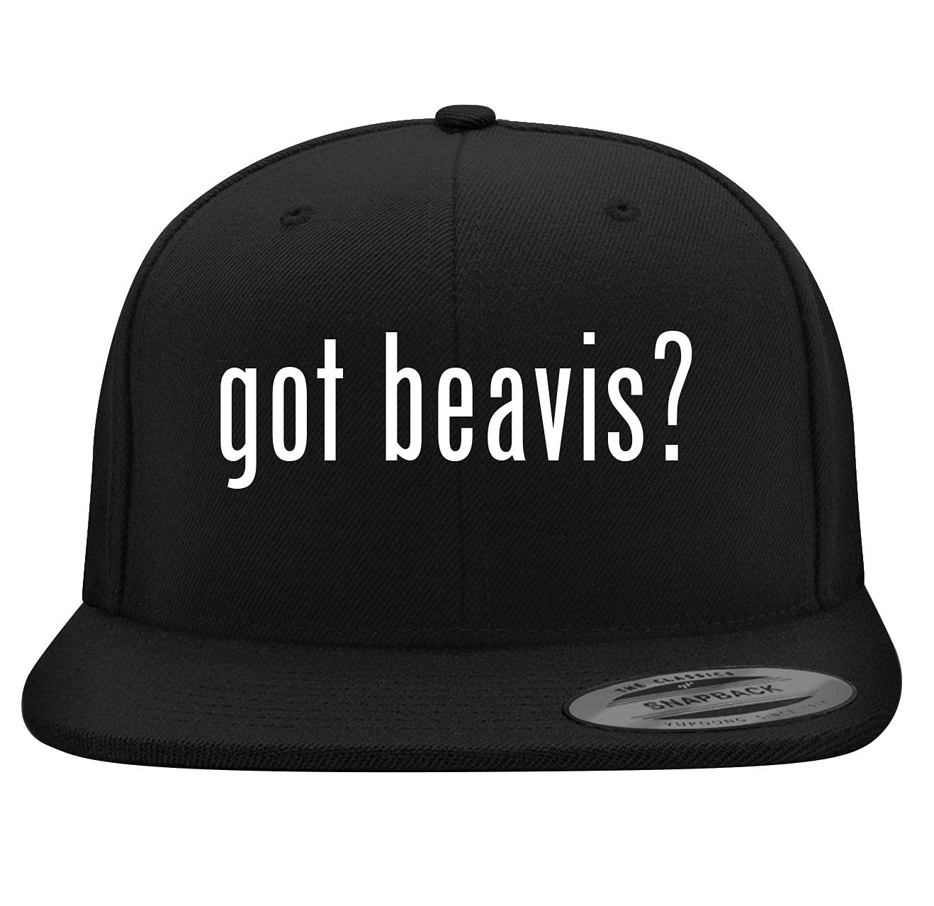 Yupoong 6089 Structured Flat Bill Snapback Hat - Embroidered Trendy Baseball Cap for Men & Women | Cool Beavis Design | Perfect for Streetwear, Sports & Casual Outfits