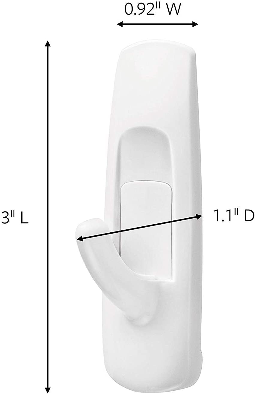 Command Wall Hooks Bundle - 16 Small Wire Toggle Hooks & 9 Medium Utility Hooks with Adhesive Strips - Heavy Duty Hanging Solution for Bathroom, Kitchen, Bedroom & Office Organization