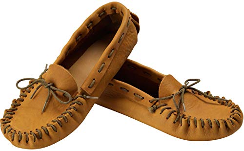 Boy Scouts of America Leather Moccasin Craft Kit - Size 4/5 for Kids | DIY Leatherworking Project for Scouts, Camping & Outdoor Activities