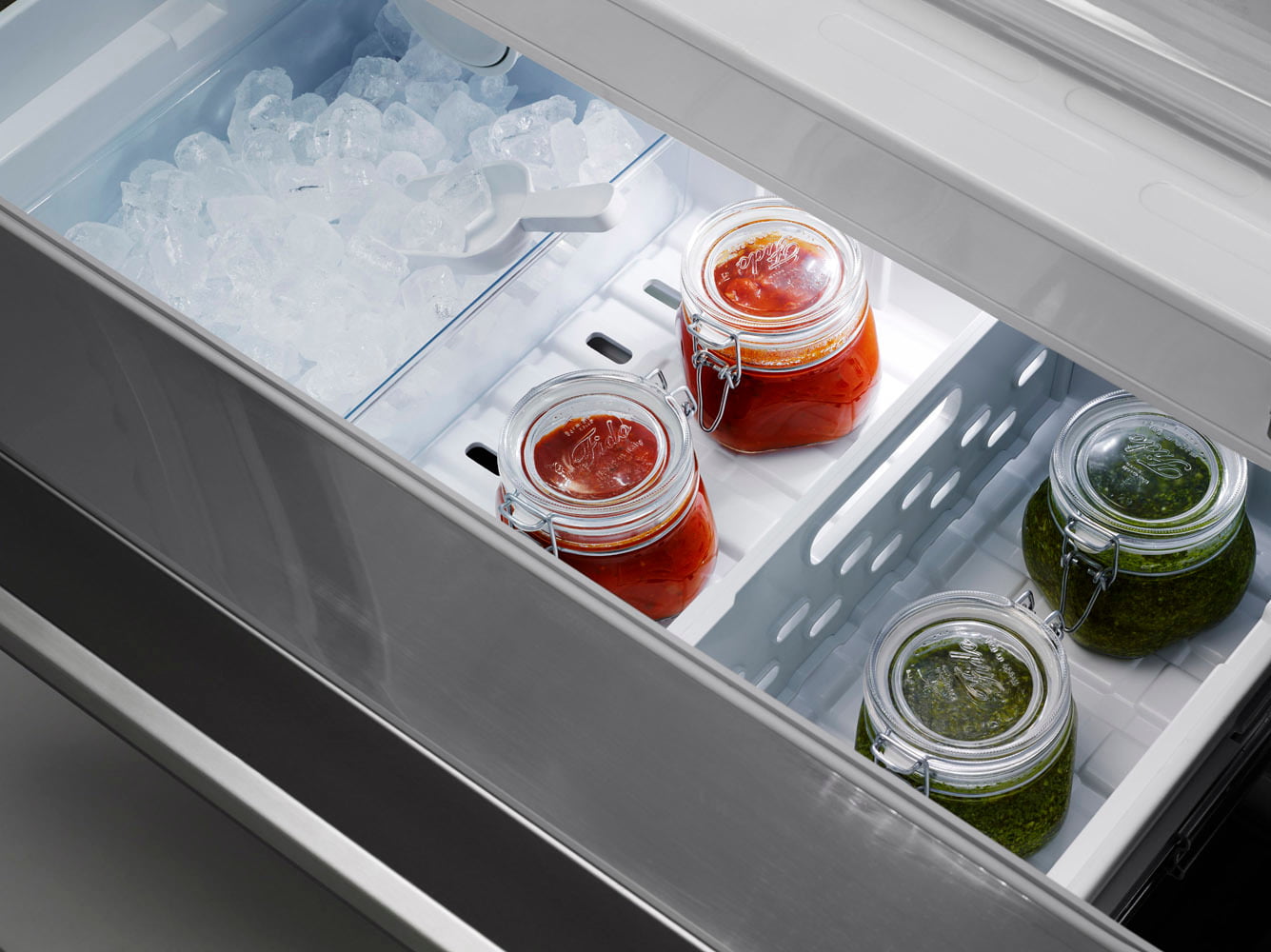 Bertazzoni REF36X 36 Inch French Door Refrigerator - Freestanding Stainless Steel - Perfect for Modern Kitchens & Open-Concept Homes