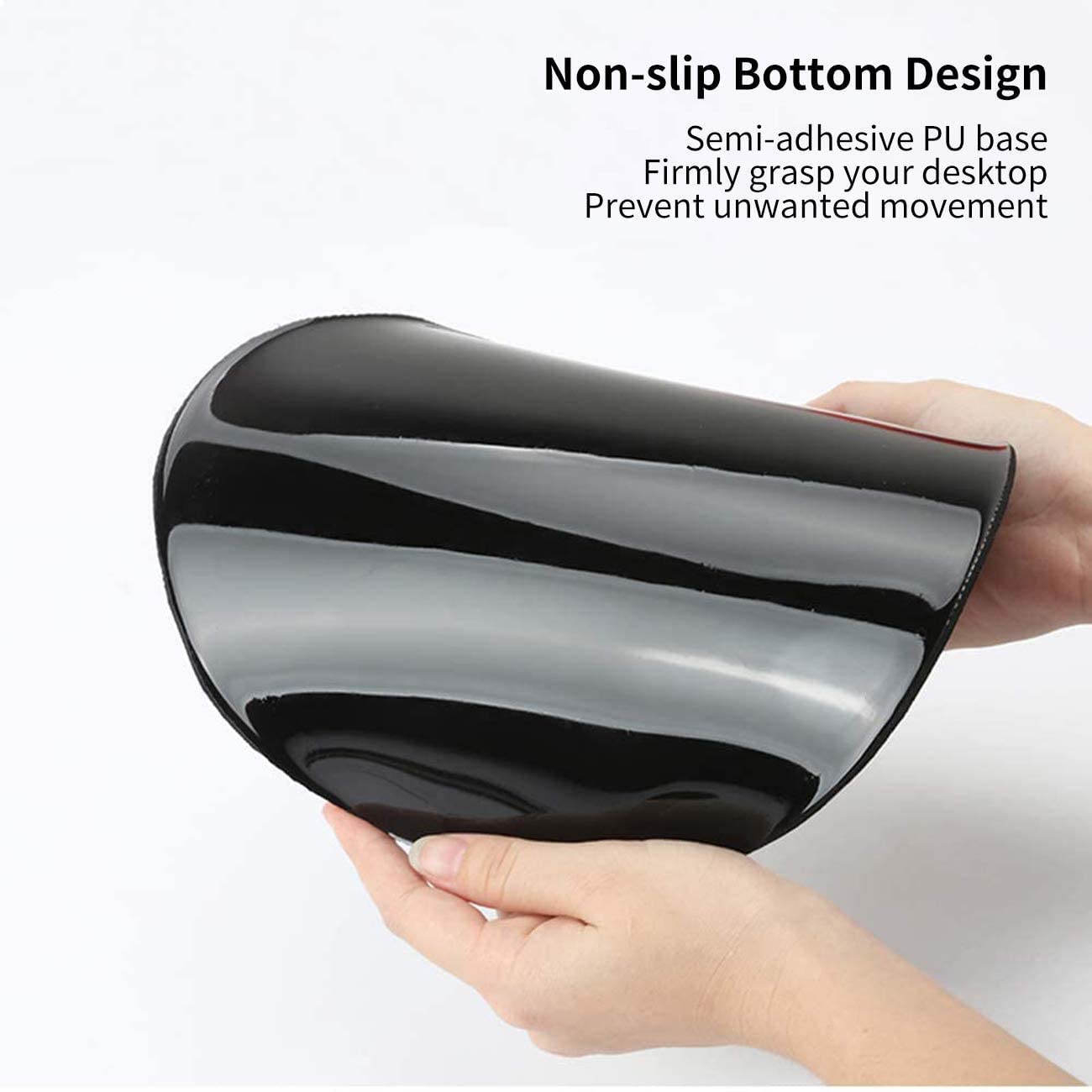 Ergonomic Mouse Pad with Wrist Support Gel - Comfortable Office & Gaming Mouse Mat for Pain Relief, Typing & Work - Includes Bonus Coaster - Perfect for Home Office, PC Gaming & Computer Workstations (African Black Woman Design)