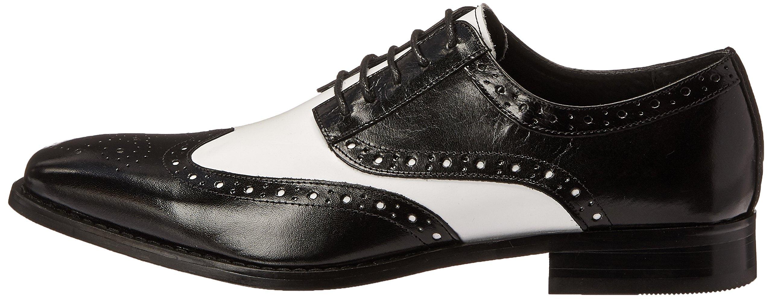 STACY ADAMS Men's Tinsley Wingtip Oxford Dress Shoes - Classic Business & Formal Wingtip Oxfords for Professional Work, Weddings & Special Occasions