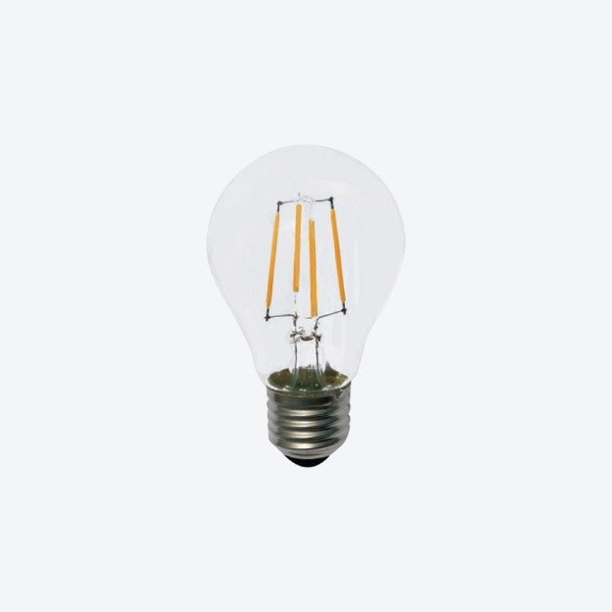 A60 E27 LED Bulb 6W 3000K Warm White Vintage Edison Filament Light - Perfect for Bedroom, Living Room, Restaurant & Cafe Decor