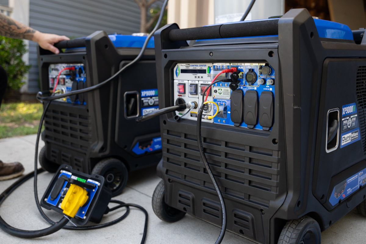 9,000 Watt Dual Fuel Portable Inverter Generator with CO Alert - Reliable Backup Power for Home, Camping & Emergency Use