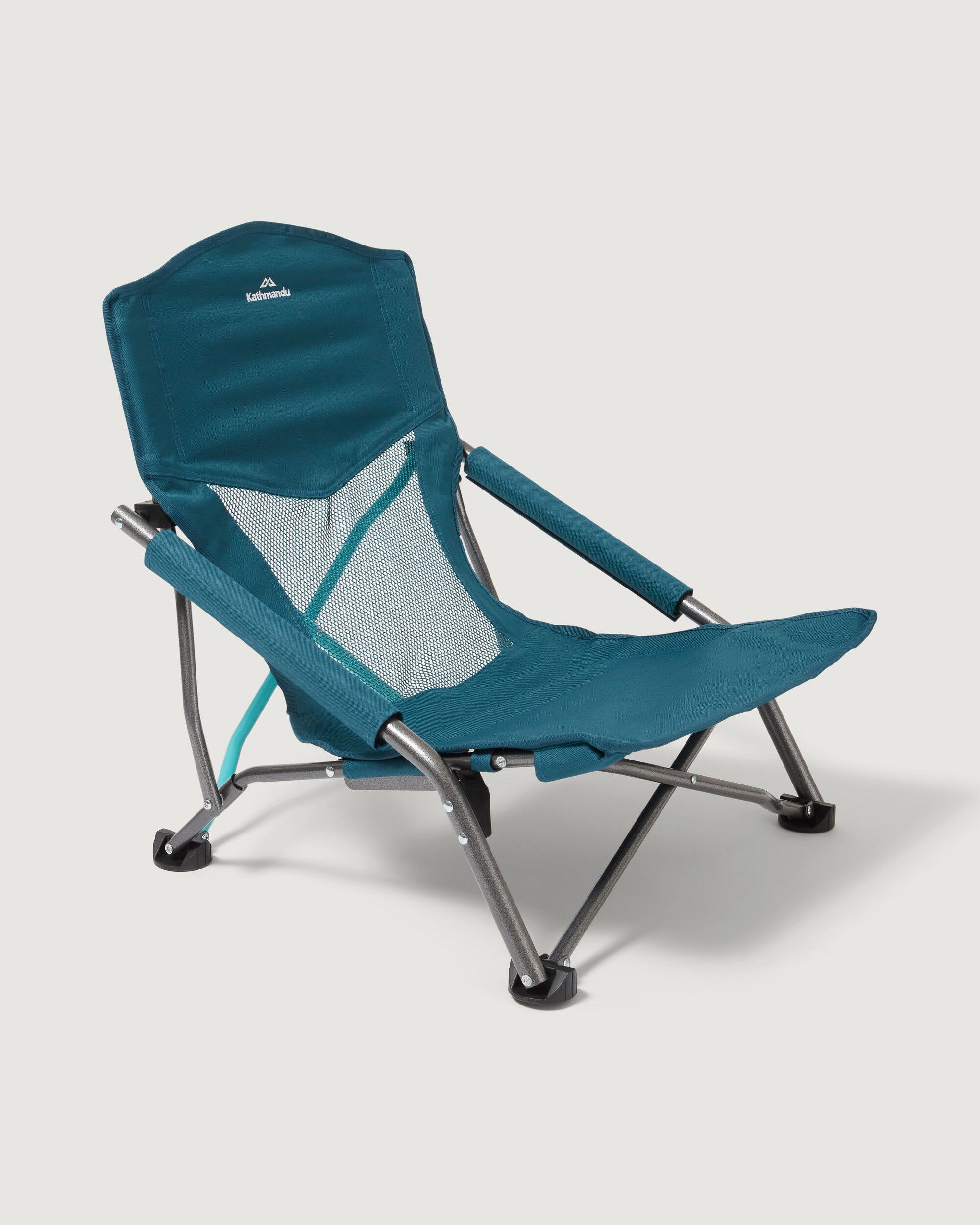 Roamer Festival Chair - Portable Folding Camping Chair with Cup Holder, Deep Sea Blue - Perfect for Outdoor Concerts, Beach Trips, and Backyard Relaxation