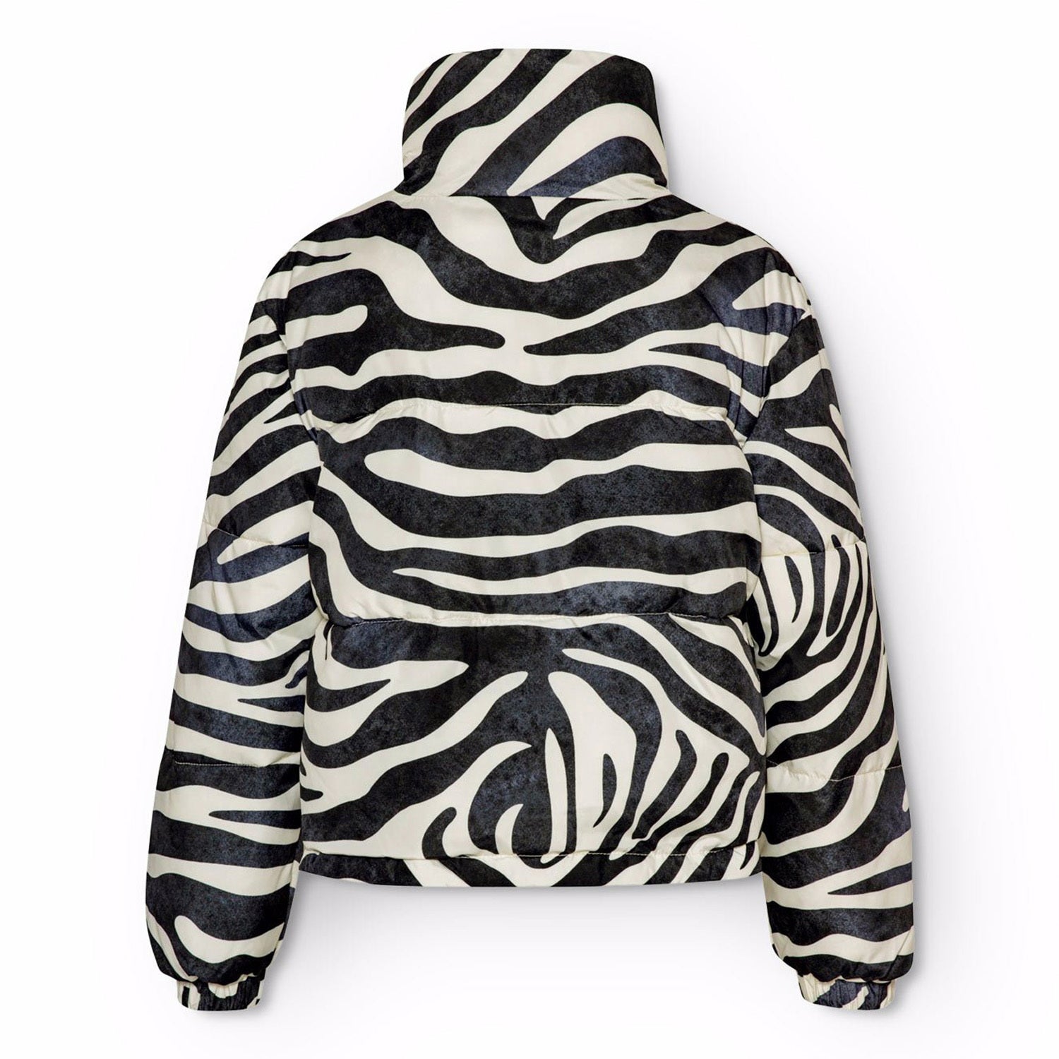 Molo Hansine Zebra Print Jacket for Women - Stylish Winter Coat with Hood, Warm Fleece Lining - Perfect for Outdoor Activities, Casual Wear & Fashion Street Style
