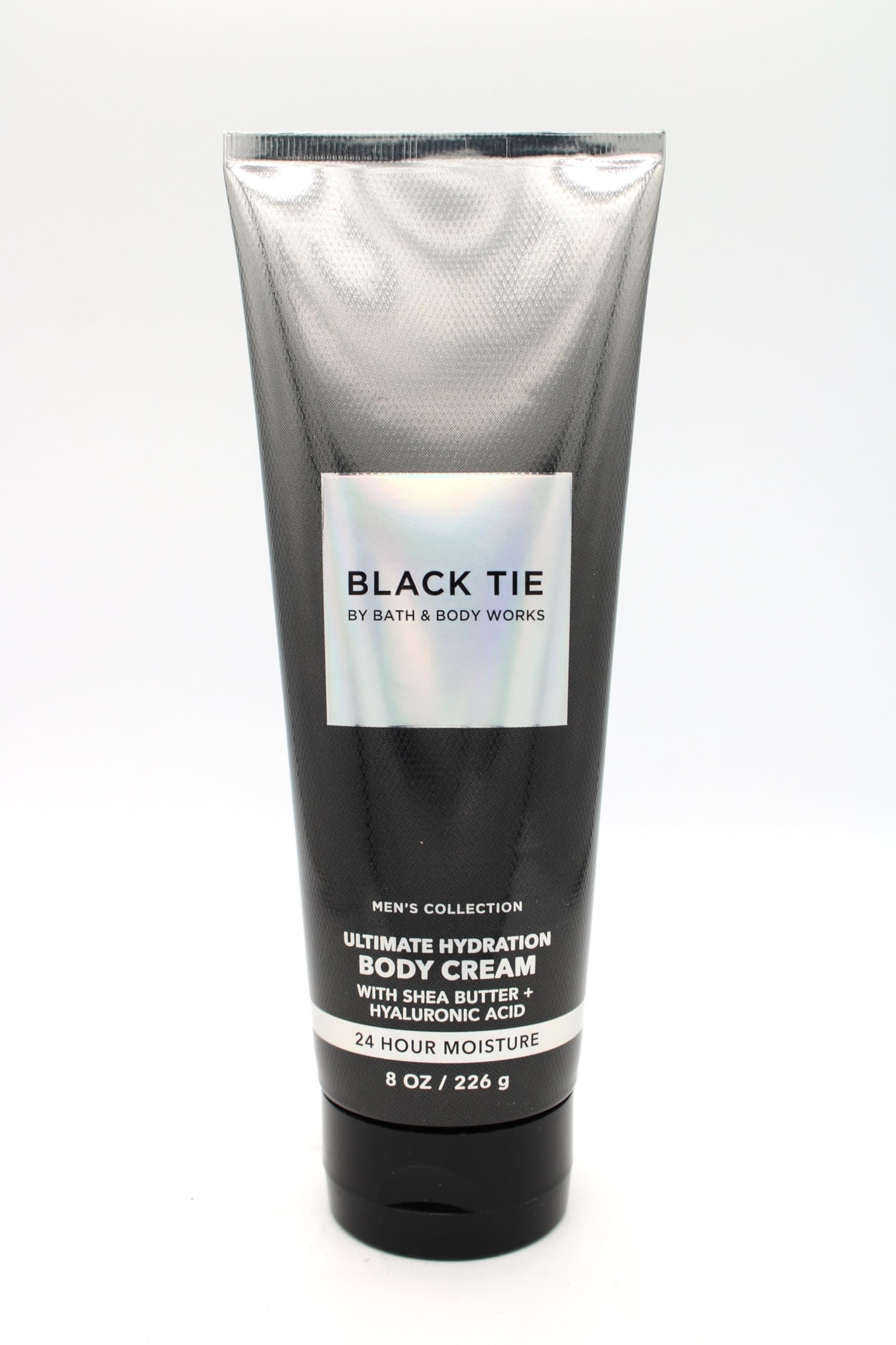 Black Tie Men's Ultimate Hydration Body Cream - 8 oz Moisturizing Lotion for Dry Skin - Daily Skincare & Post-Shave Relief - Perfect for Gym, Office & Travel