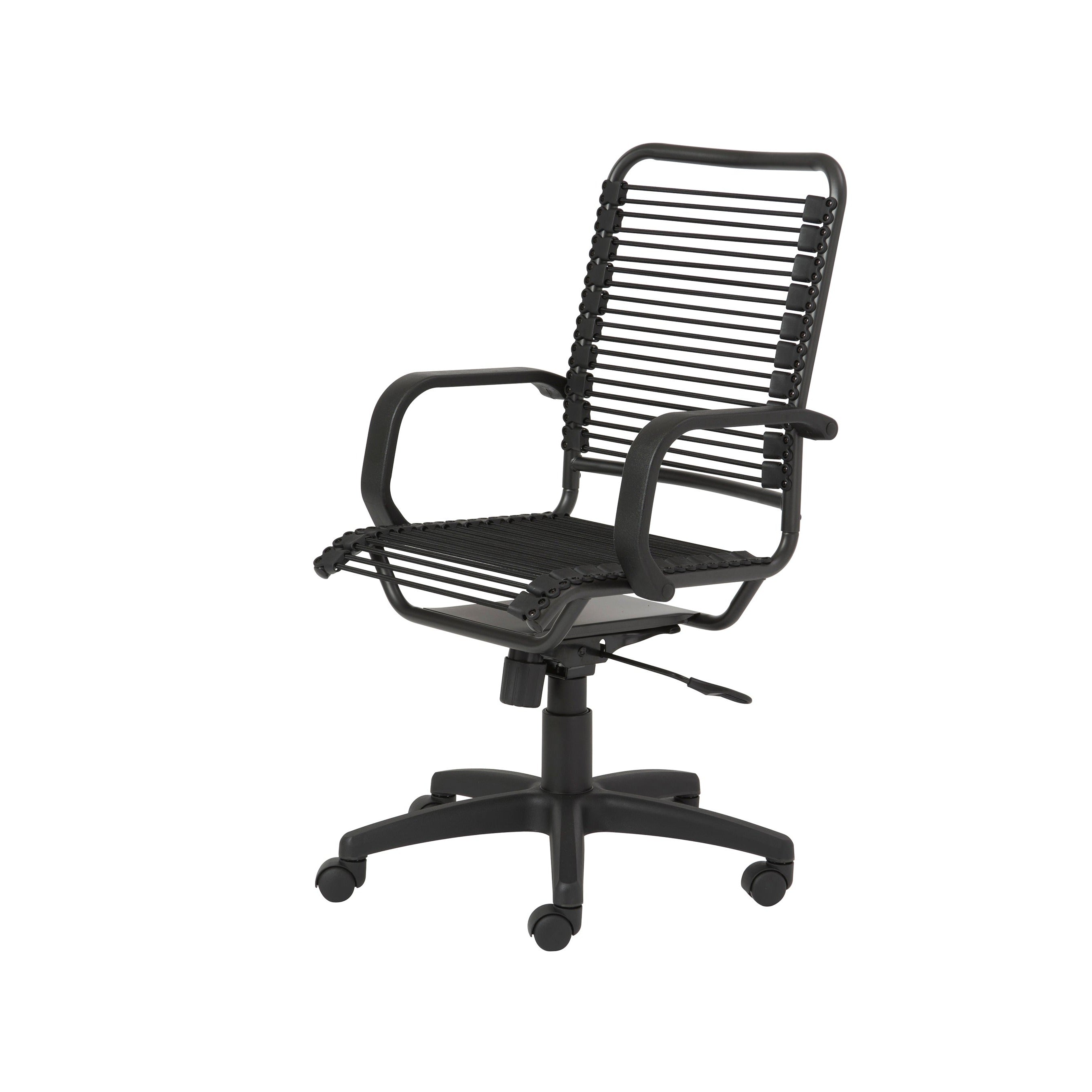 Bradley High Back Bungee Office Chair - Ergonomic Mesh Executive Chair with Graphite Frame & Black Base - Perfect for Home Office, Gaming & Workspace Comfort