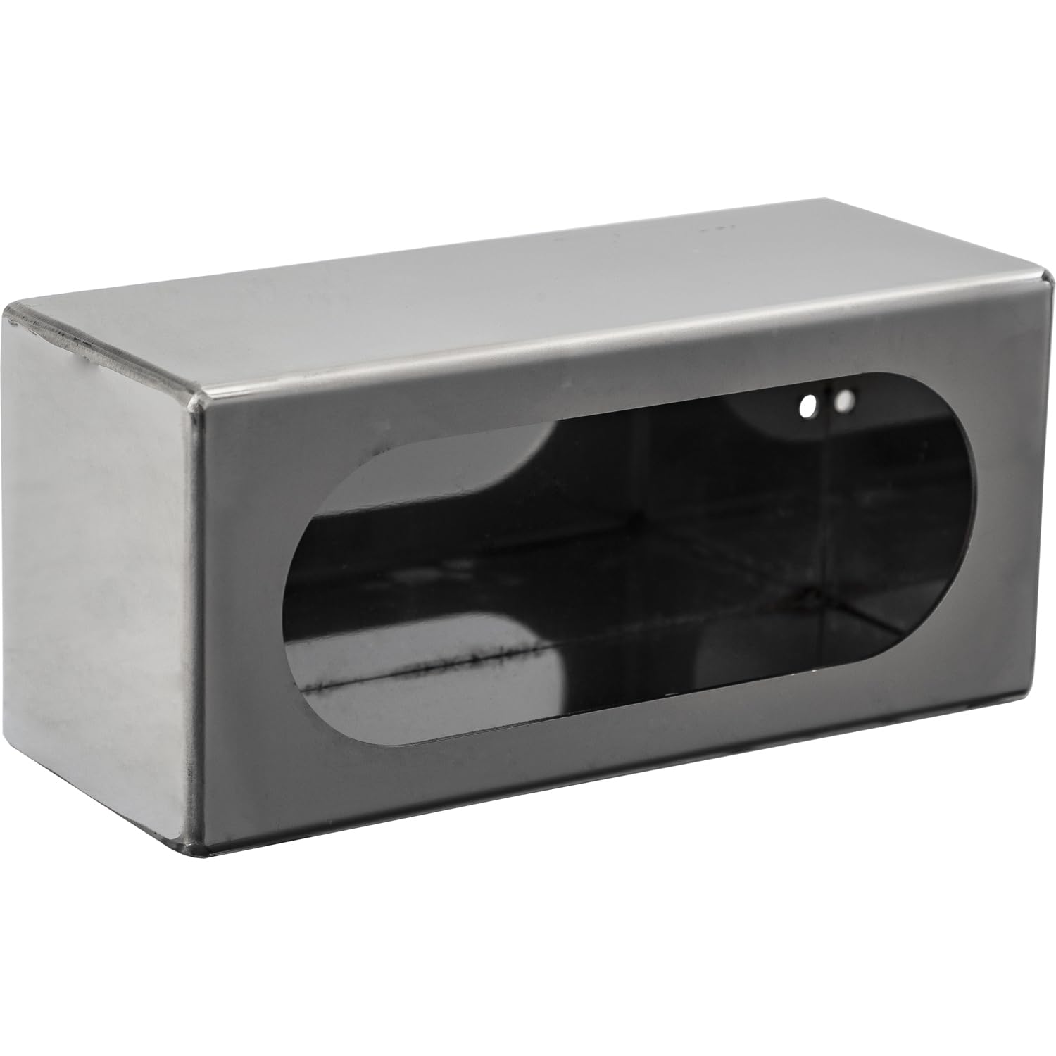 LB383SST Stainless Steel Single Oval Light Box for Snow Plow, Truck & Trailer Lights | Durable LED Light Box for Winter Road Safety & Vehicle Visibility