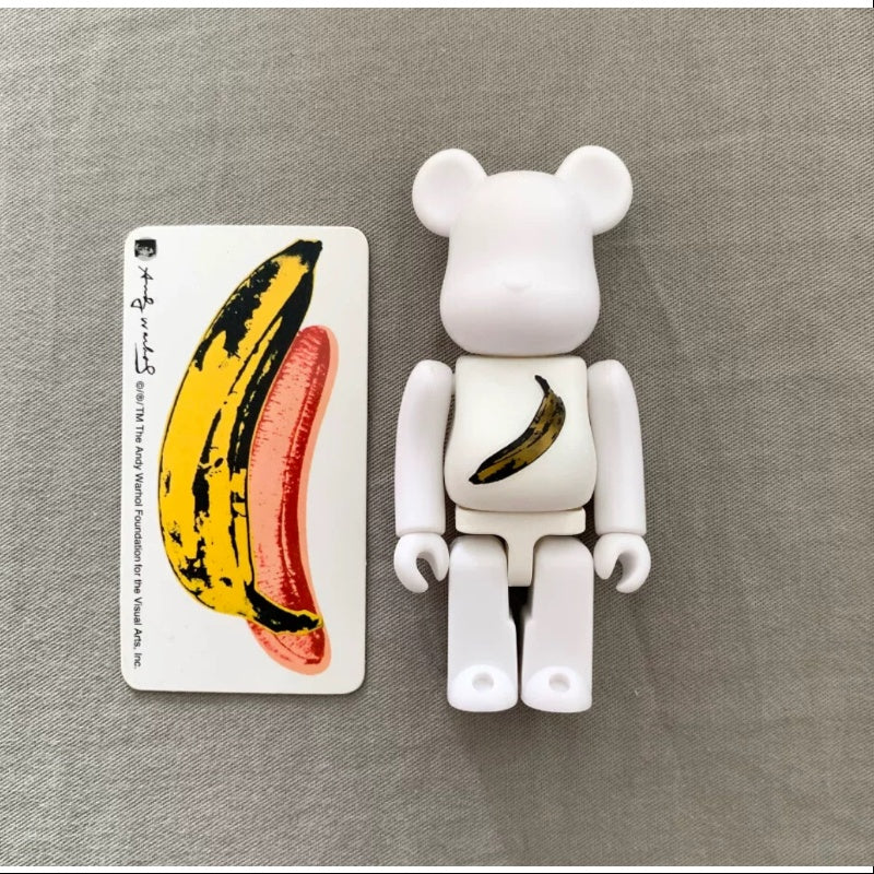Bearbrick Series 23 Andy Warhol Pattern 100% Collectible Art Toy - Perfect for Display, Gifts & Pop Culture Enthusiasts