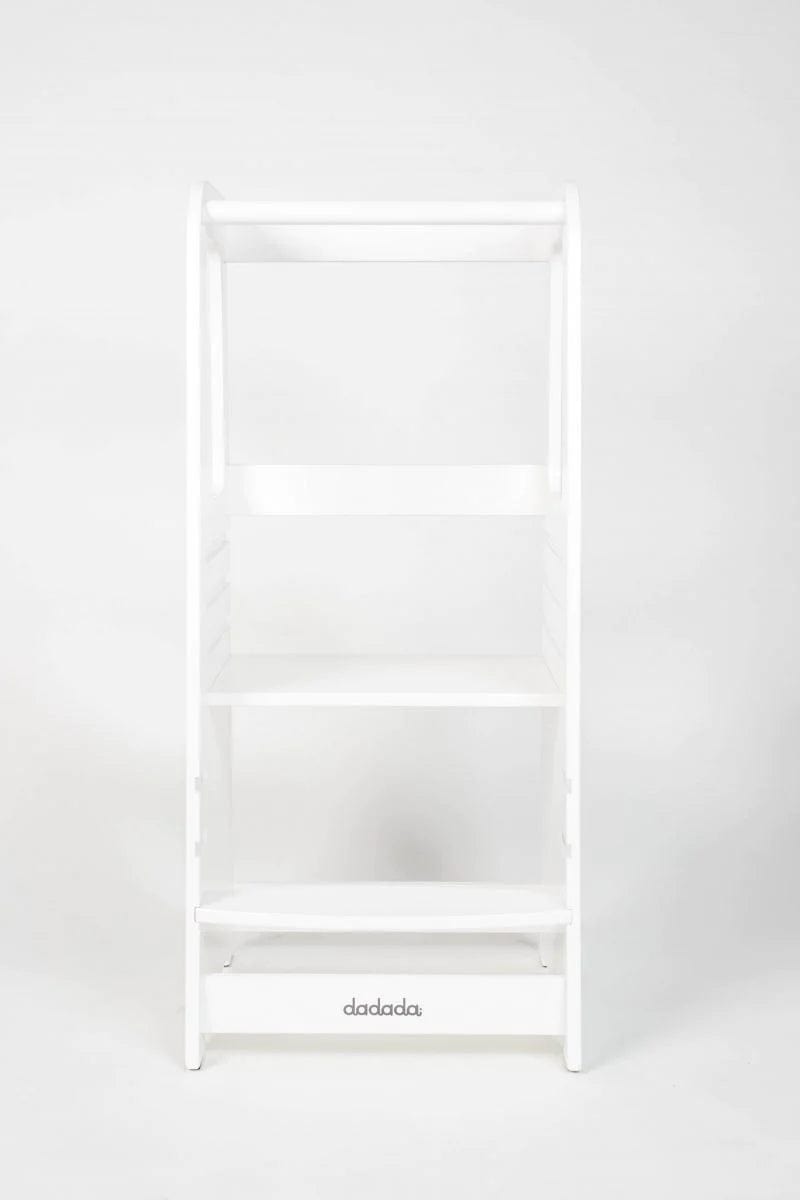 Montessori Toddler Tower - Adjustable Learning Step Stool for Kids, Safe & Sturdy Wooden Helper Tower for Kitchen, Bathroom, and Playroom - Perfect for Toddlers Independence and Parenting Assistance