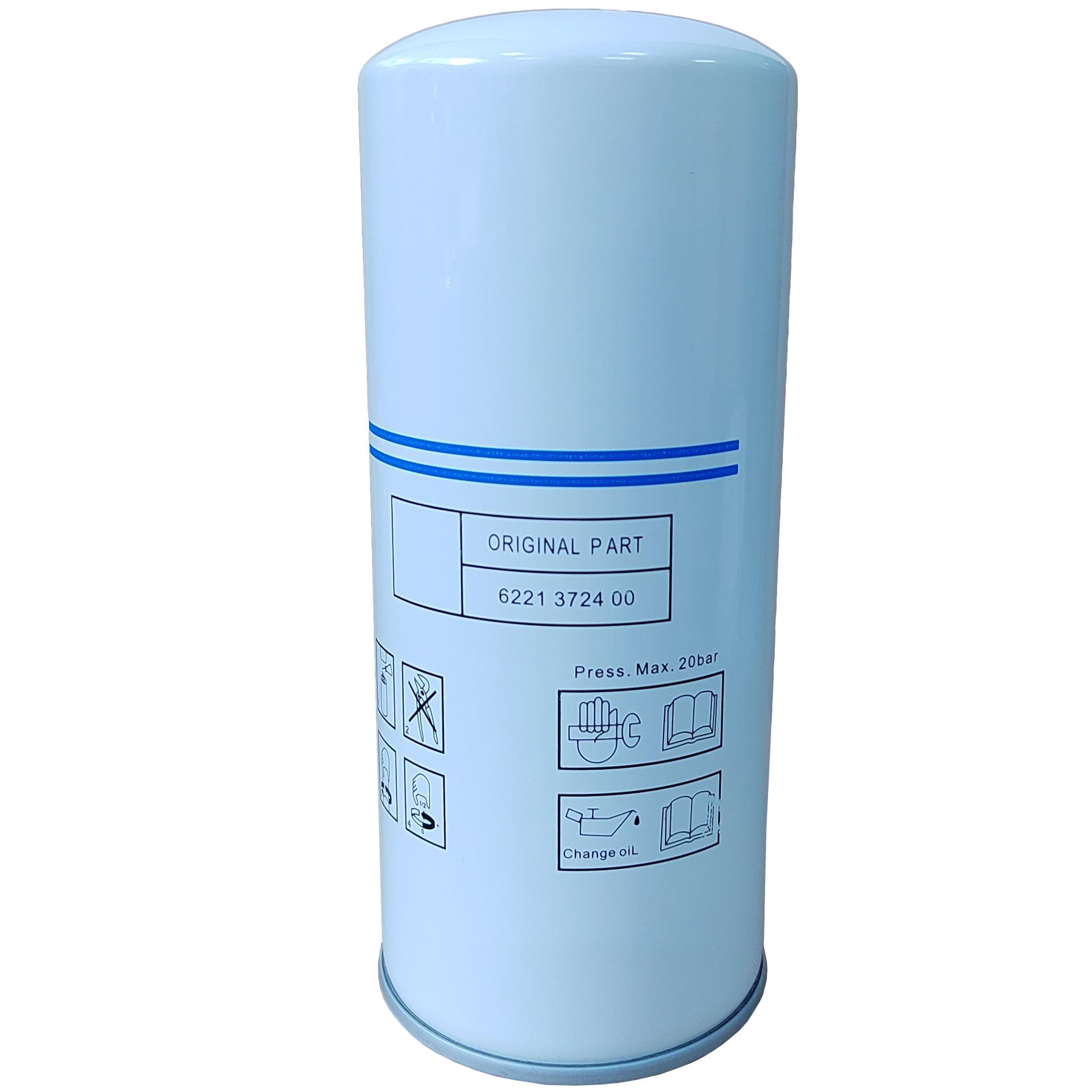 6221372400 Oil Separator Replacement for Air Compressor - High Efficiency Air Oil Separator Filter for Industrial & Home Workshop Use