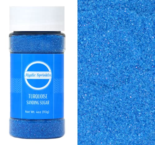 Turquoise Sanding Sugar 4oz