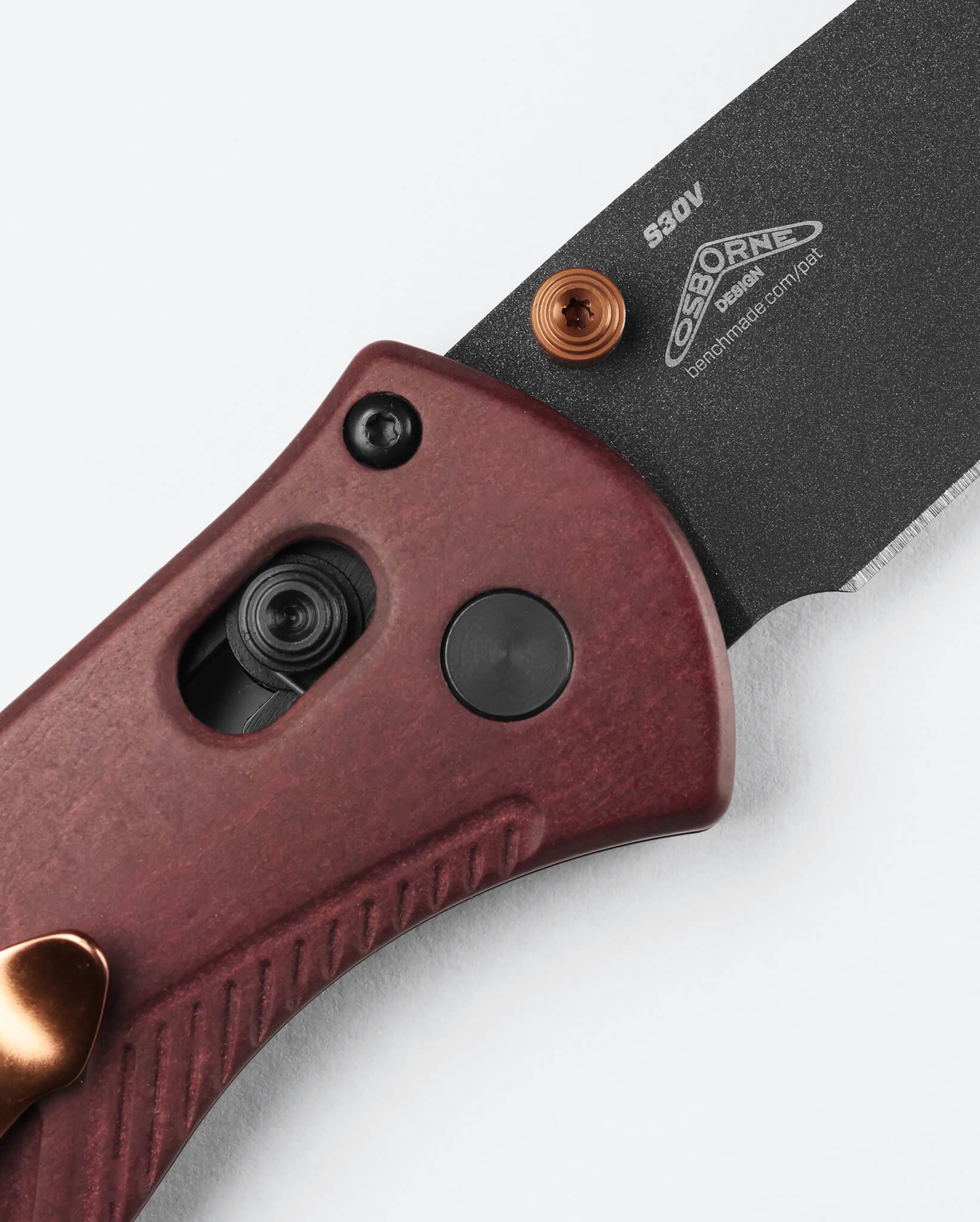Mini Barrage® Redstone Drop Point Tactical Knife - Outdoor Survival, Camping, Hunting & EDC Gear