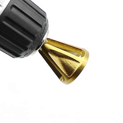 1PCS High-Quality Stainless Steel Drill Chuck Deburring & External Chamfer Tool - Efficient Burr Remover for Drill Bits | Perfect for Metalworking, Woodworking & DIY Projects
