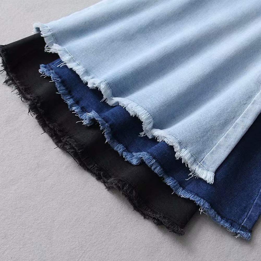 Women's High Waist Stretch Flared Denim Jeans - Bootcut Bell Bottoms for Casual & Retro Style - Perfect for 70s Fashion, Night Out and Vintage Looks