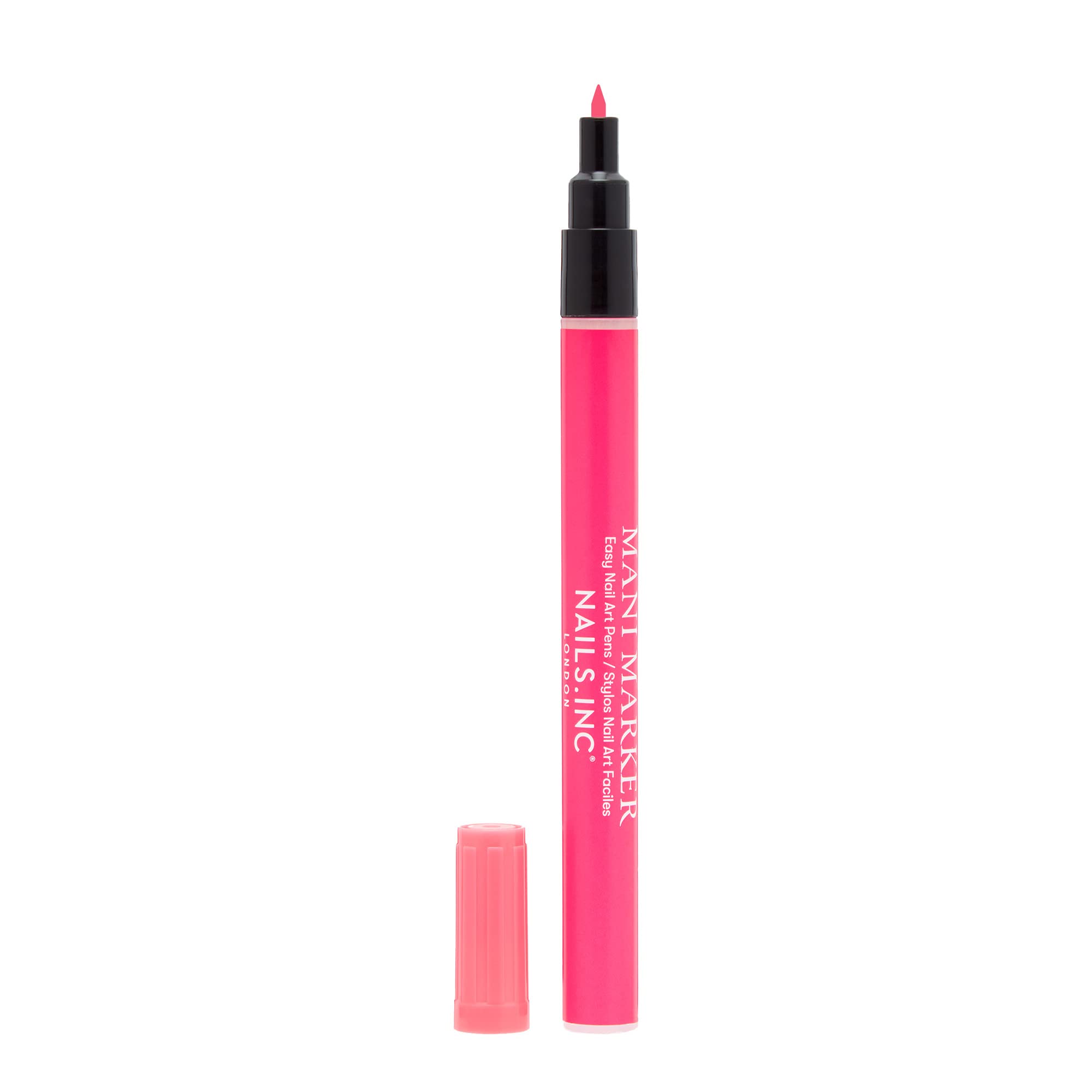 Nails.INC Bubblegum Pink Mani Marker Nail Art Pen - Quick Dry, Long Lasting Nail Polish Pen for Easy At-Home Manicures & Nail Art Designs | Perfect for Parties, Weddings & Everyday Wear