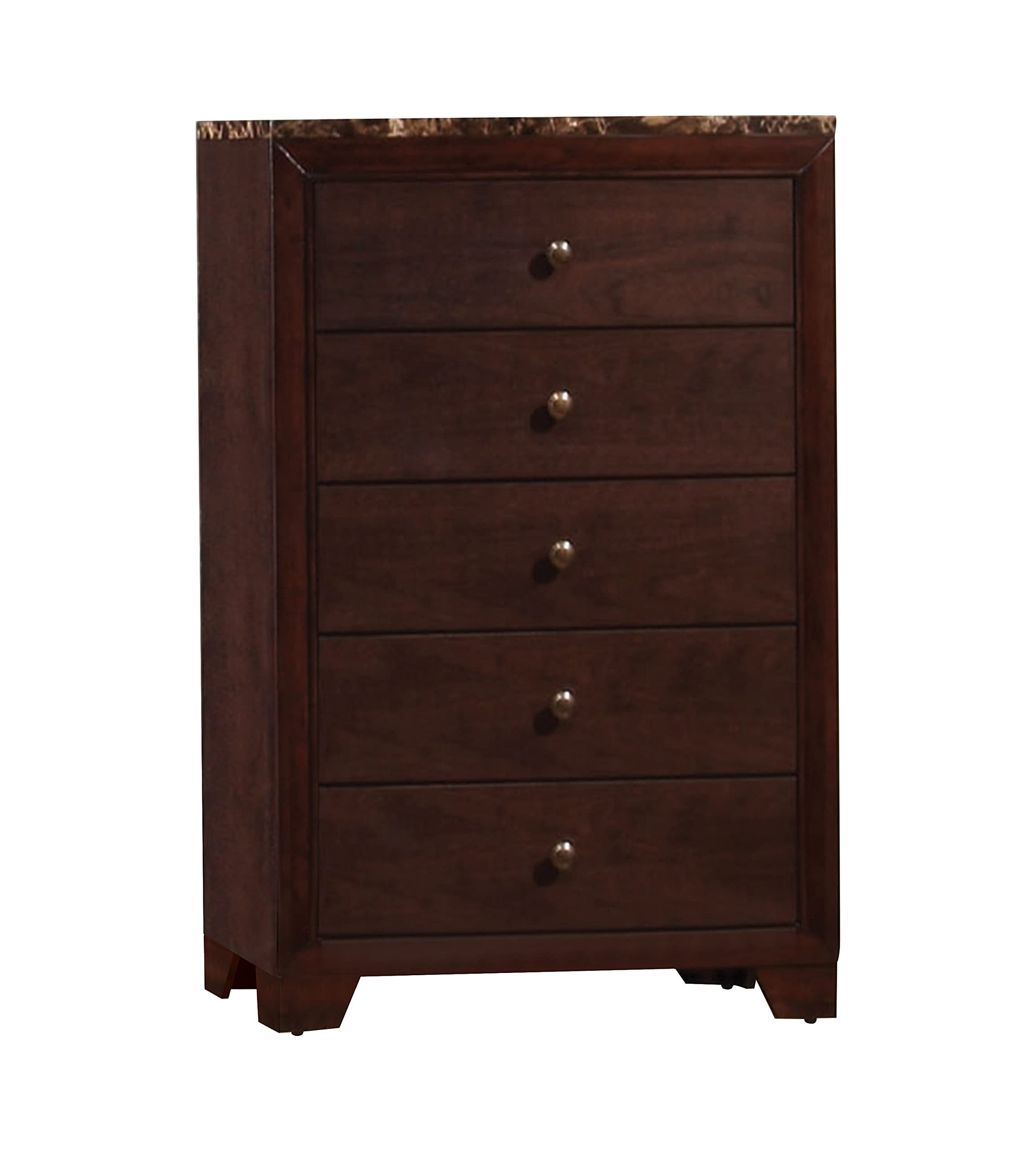 Coaster Home Furnishings CO-200425 Cappuccino Finish Wooden Storage Chest - Perfect for Bedroom, Living Room, or Entryway Organization