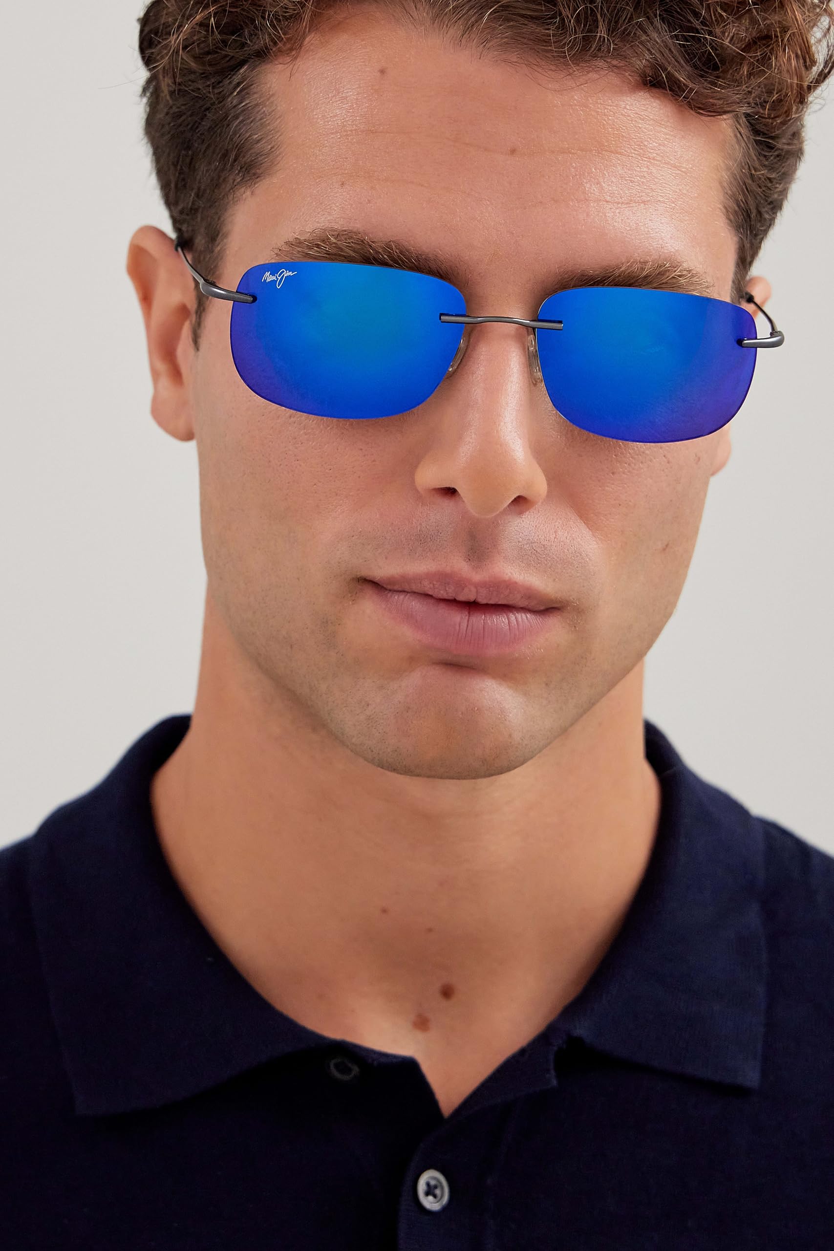 Maui Jim Ohai Rectangular Polarized Sunglasses for Men & Women - UV Protection, Lightweight & Stylish - Perfect for Driving, Beach & Outdoor Activities