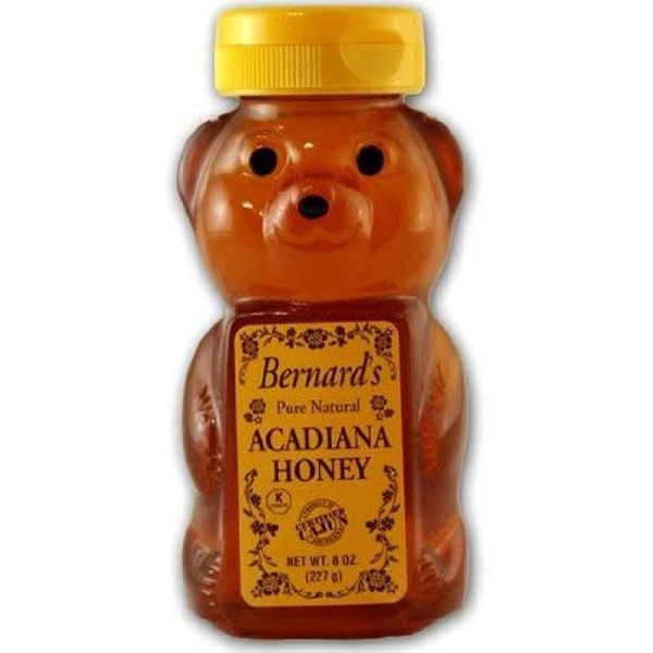 Pure Raw Bernard's Acadiana Honey - Natural, Unfiltered & Unprocessed | Great for Tea, Baking & Healthy Sweetener | USA Made