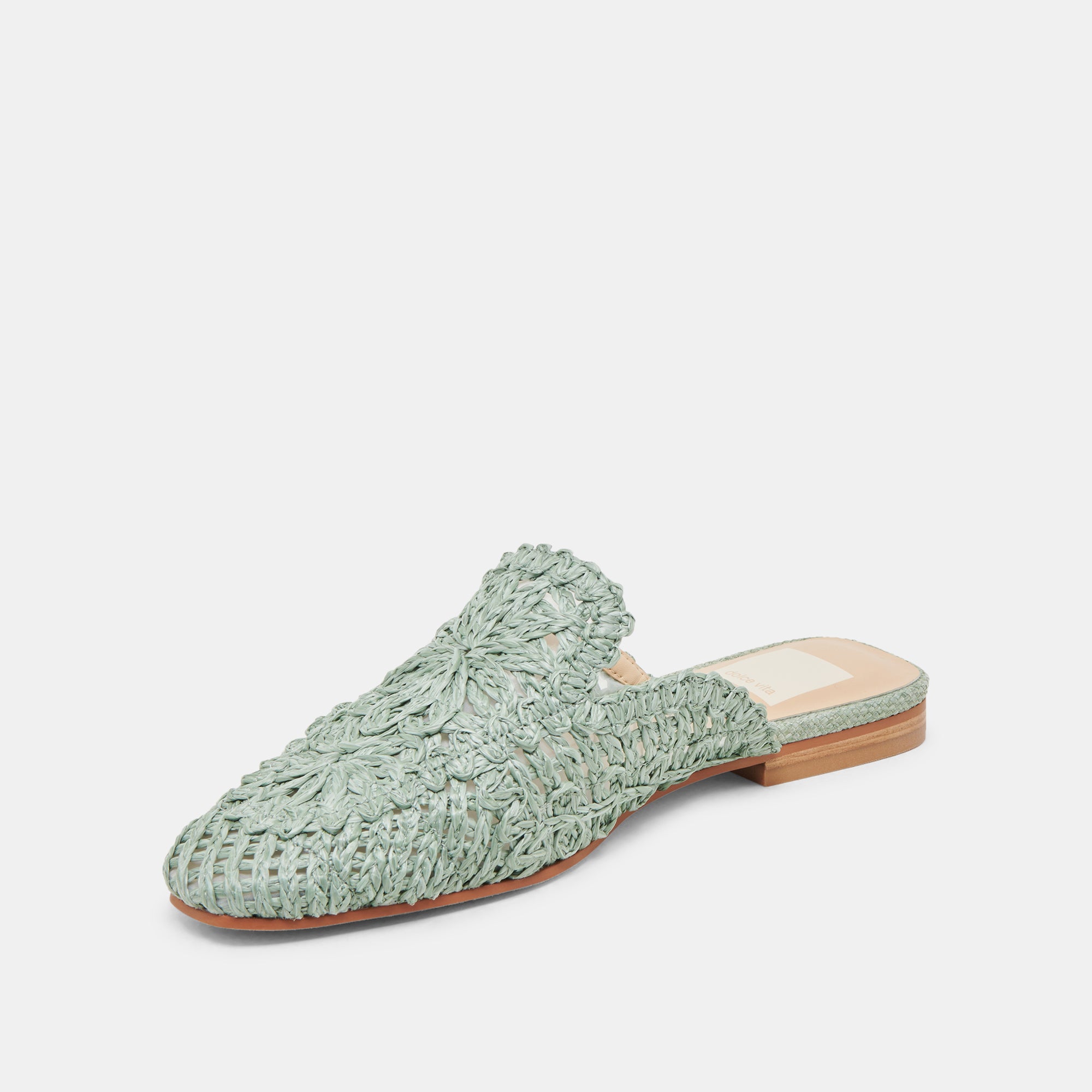 DIYA FLATS Light Sage Macrame Sandals - Comfortable Bohemian Style Summer Shoes for Women - Perfect for Beach, Vacation, and Casual Outings