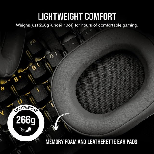 Corsair HS55 Wireless Core Gaming Headset - Bluetooth & Wireless Audio for PC, PS5, PS4, Mobile - Graphite Gray (Renewed) - Perfect for Competitive Gaming & Streaming