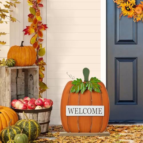 Fall Welcome Pumpkin