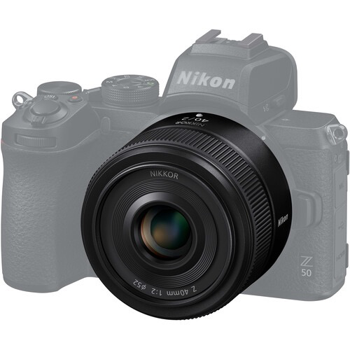 Nikon NIKKOR Z 40mm f/2 Lens - Compact Prime Lens for Z-Mount Cameras | Perfect for Portraits, Street & Travel Photography | Compatible with Nikon Z5, Z6, Z7, Z50