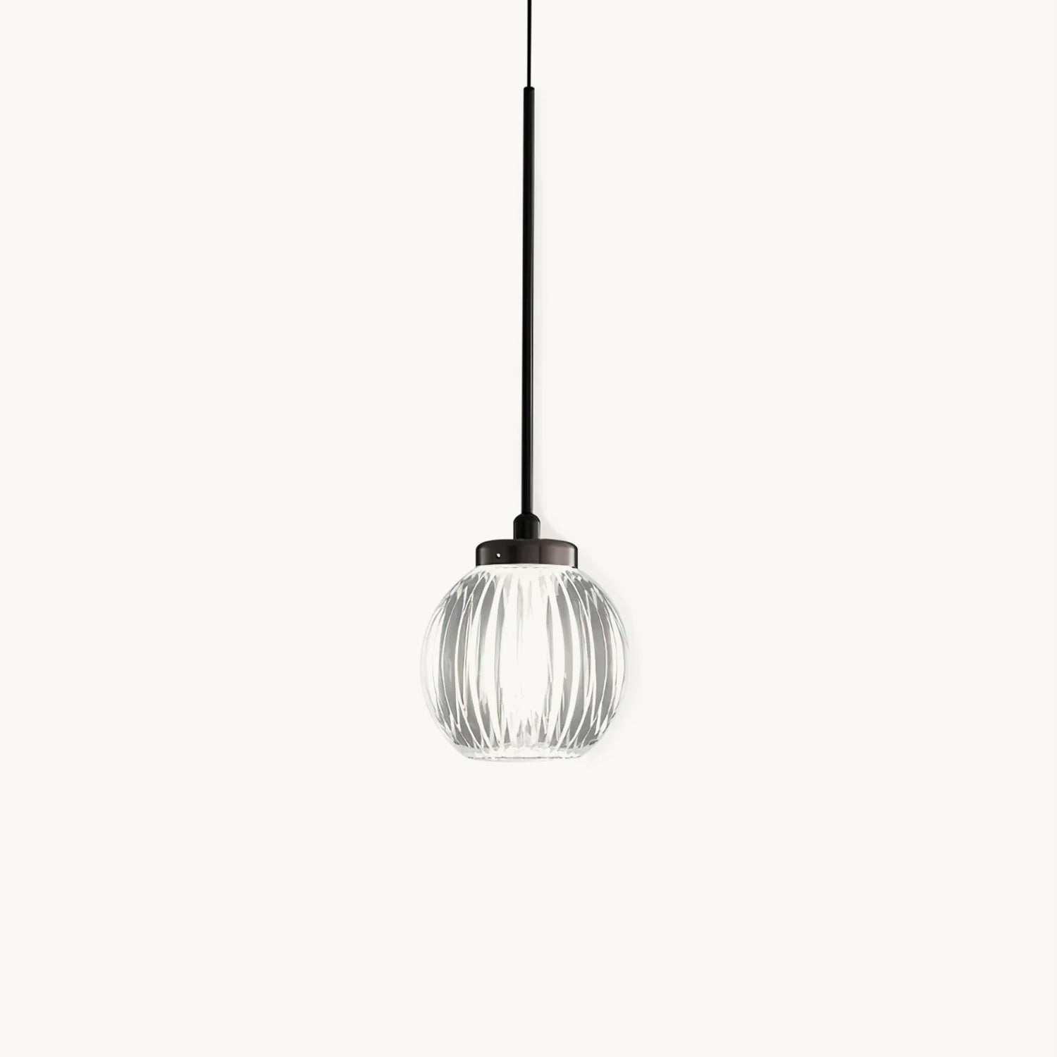 Modern Brass Matte Black Pendant Lamp - Elegant Ceiling Light Fixture for Dining Room, Kitchen Island & Bedroom Lighting