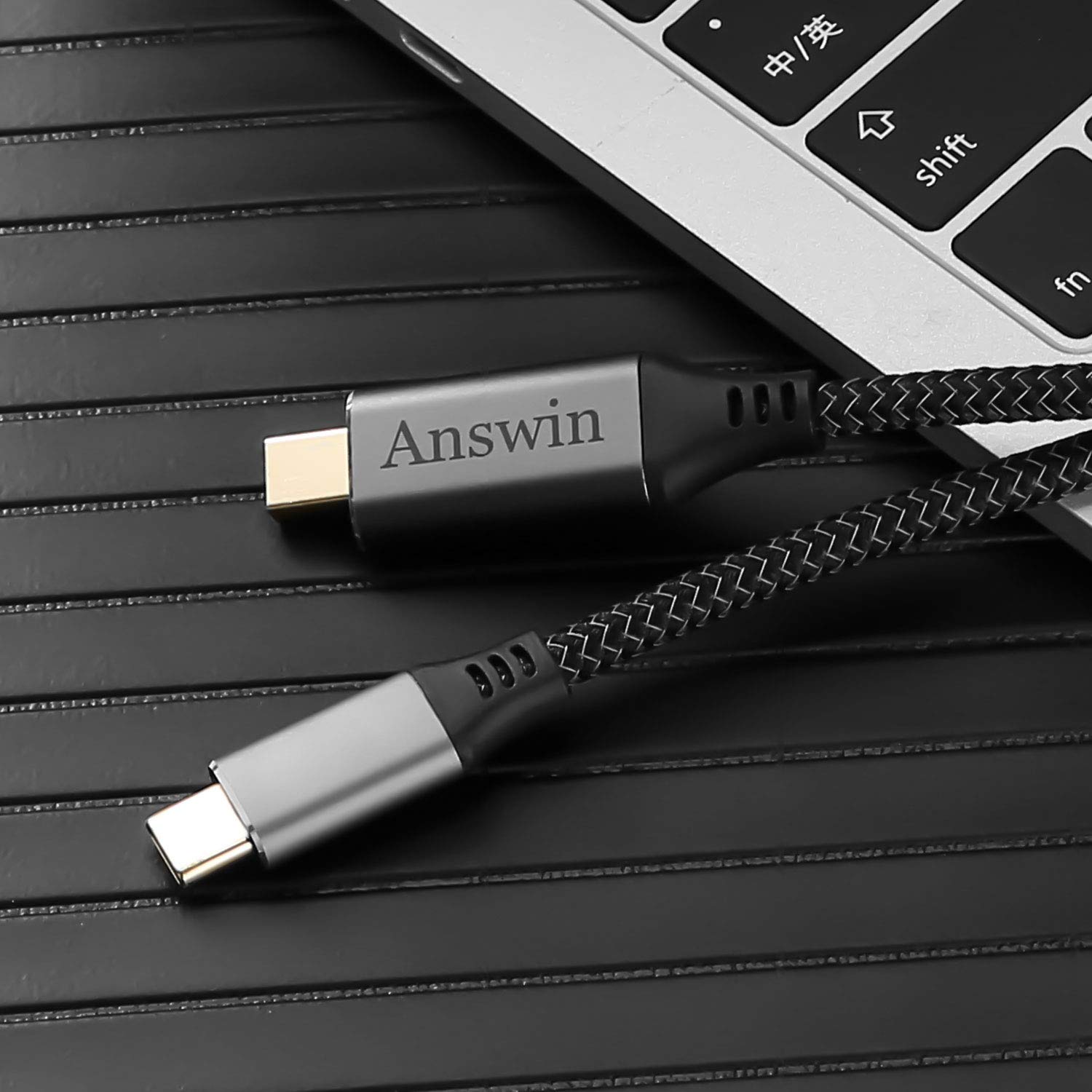 Premium 6Ft USB C to Mini DisplayPort Cable - 4K@60Hz Thunderbolt 3 Compatible with iPhone 15 Series, M1/M2 MacBook Pro, Surface Book 2, Galaxy S24/S23, Steam Deck & ROG Ally - Perfect for Home Office, Gaming & Multimedia Presentations