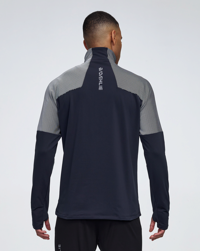 Men's Long Sleeve UV Protection Shirt - UPF 50+ Sun Blocking Workout & Outdoor Shirt (Black) - Perfect for Hiking, Running, Fishing and Daily Sun Protection