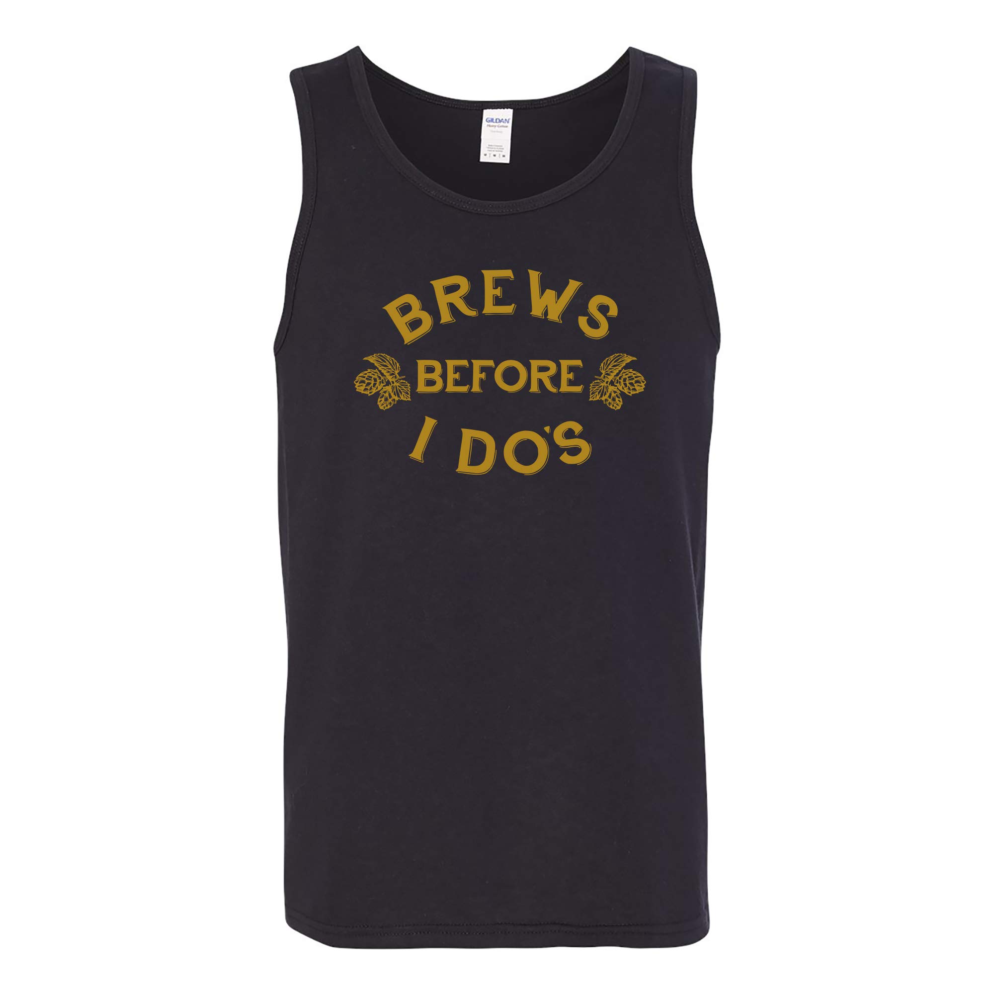 UGP Campus Apparel Brews Before I Do's - Beer Themed Bachelor Bachelorette Party Tank Top for Wedding Celebrations & Bar Crawls