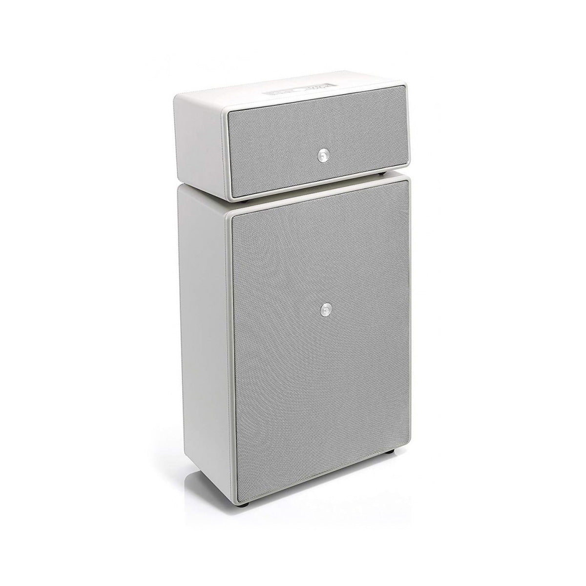 Audio Pro Drumfire Wireless Bluetooth Speaker - Portable High-Quality Sound for Home, Outdoor & Travel - Arctic White