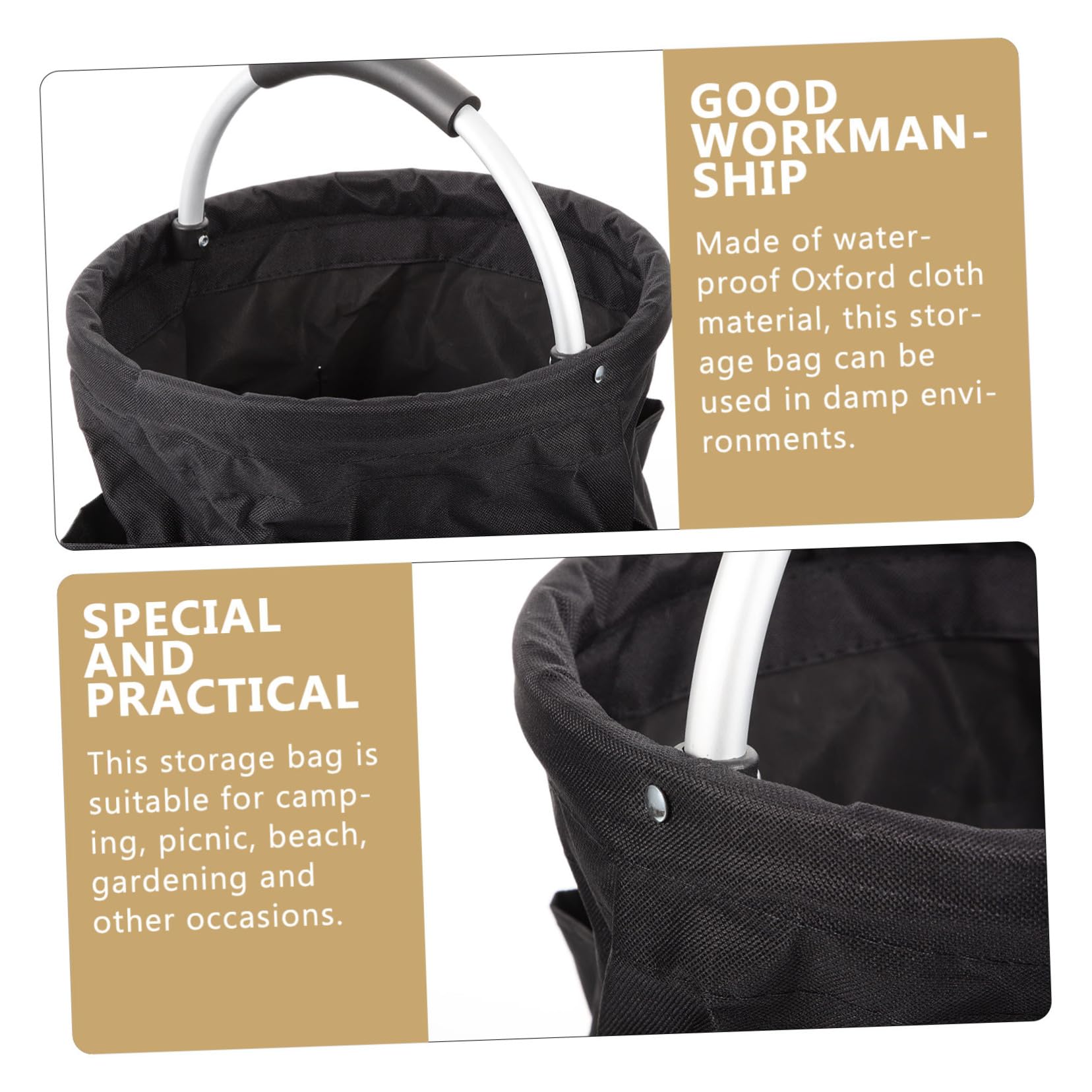 Portable Oxford Cloth Gardening Tool Bag - Outdoor Picnic Basket, Repair & Maintenance Pouch for Garden Tools Storage | Perfect for Gardening, DIY Projects & Outdoor Activities