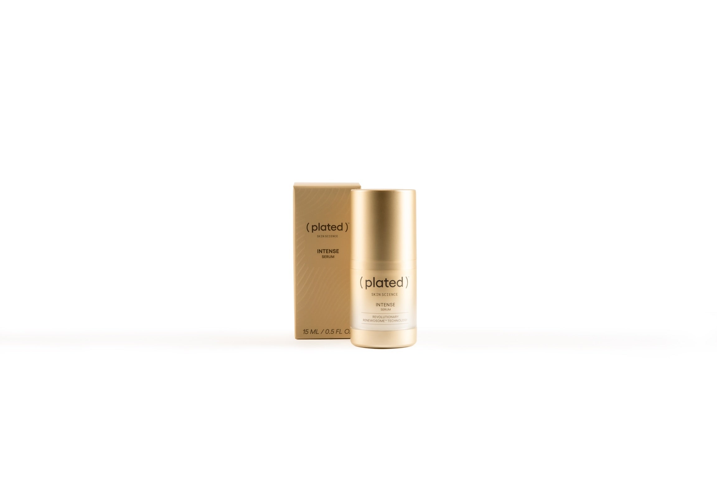 PLATED™ Intense Serum - Anti-Aging Face Serum with Hyaluronic Acid & Vitamin C | Brightening & Hydrating Skincare for Glowing Skin | Perfect for Night Routine & Daily Moisturizing