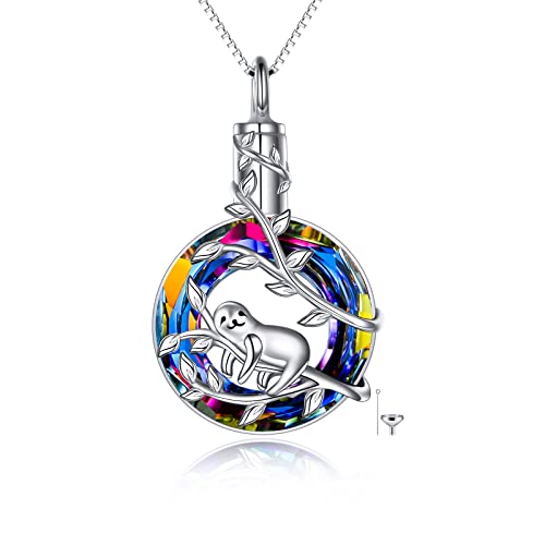 Sloth Urn Necklace-Volcano