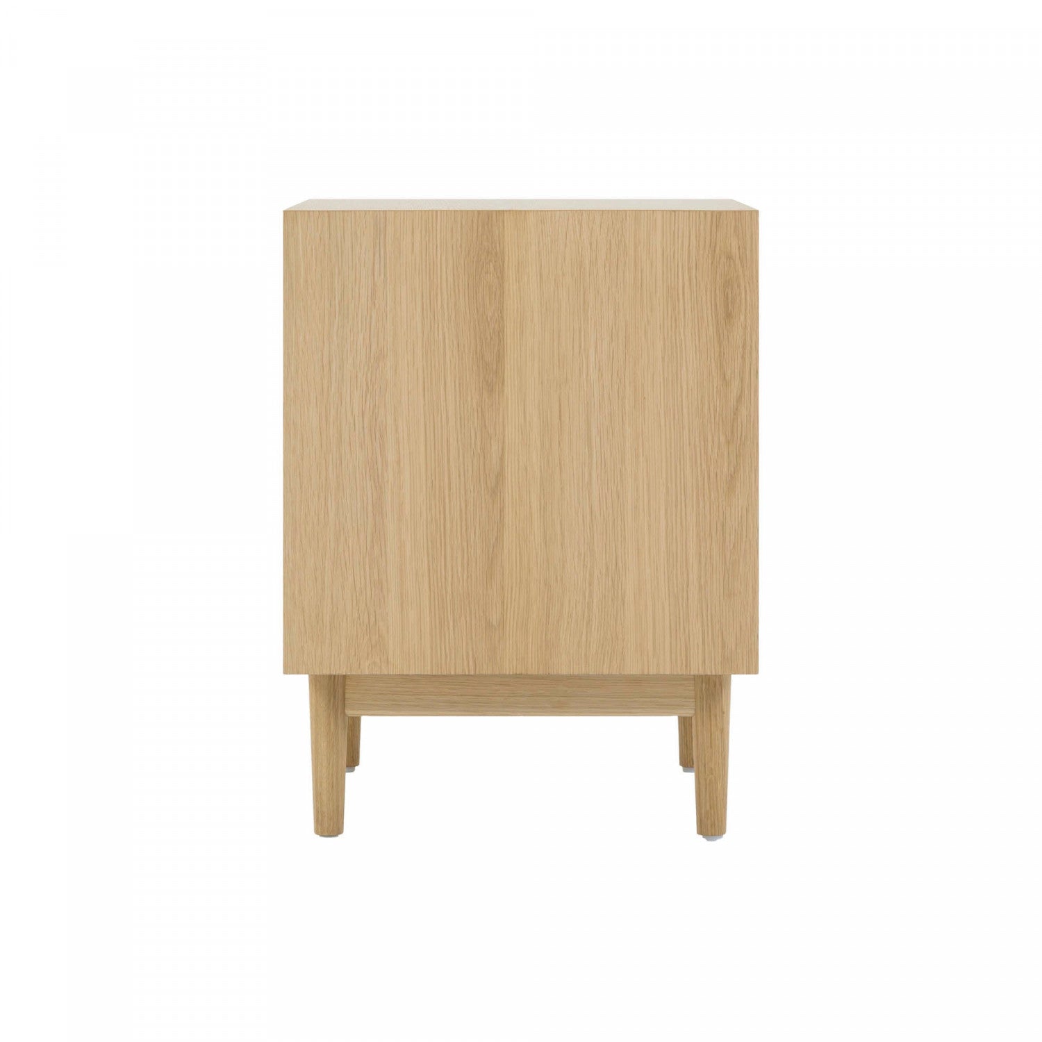 Braylock Night Stand - Natural Wood Bedside Table for Bedroom, Living Room, or Guest Room - Compact End Table with Storage Shelf