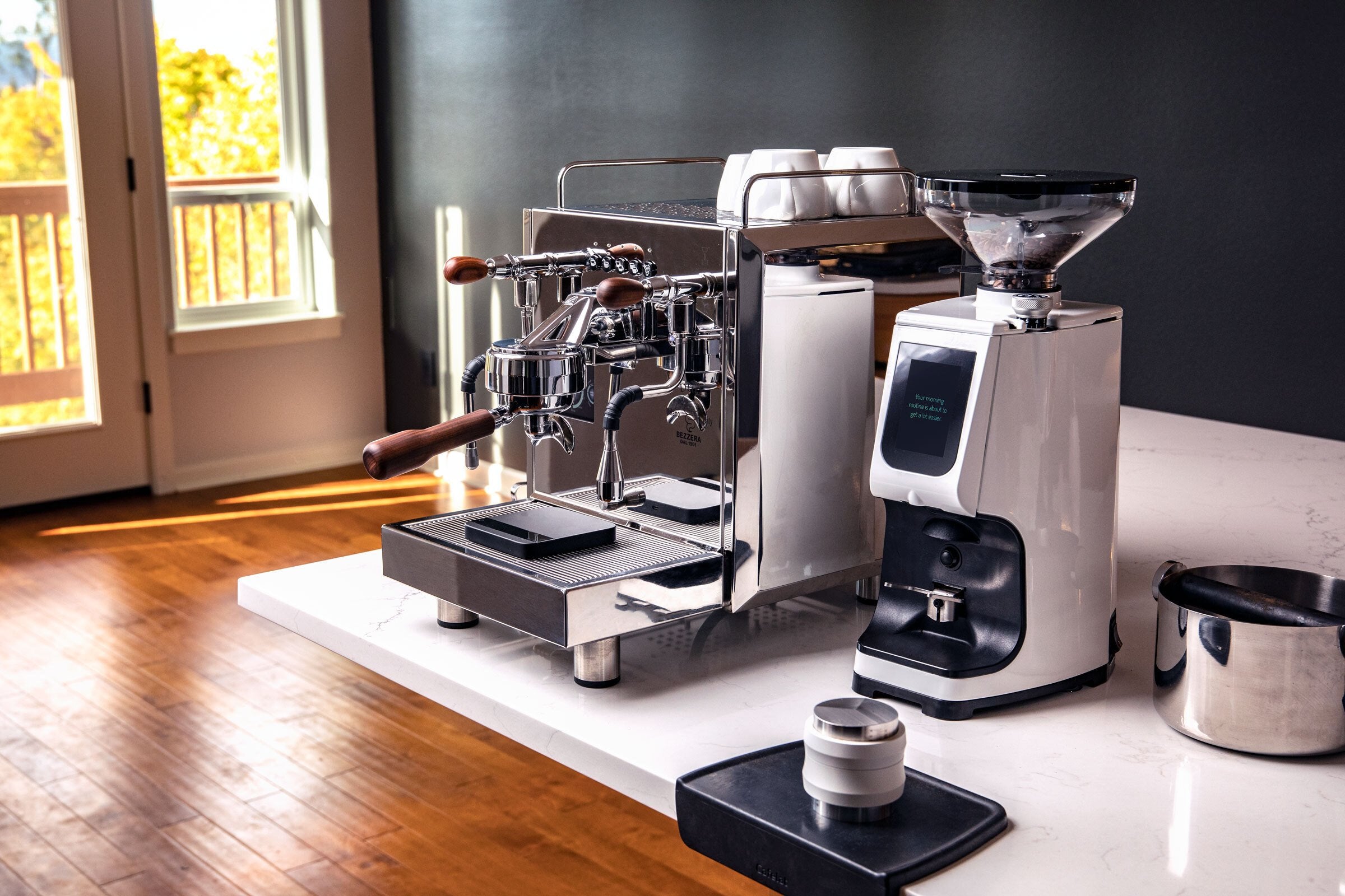 Bezzera Duo DE Professional Espresso Machine - Dual Boiler for Home & Cafe Use | Perfect for Latte, Cappuccino & Americano Coffee Lovers