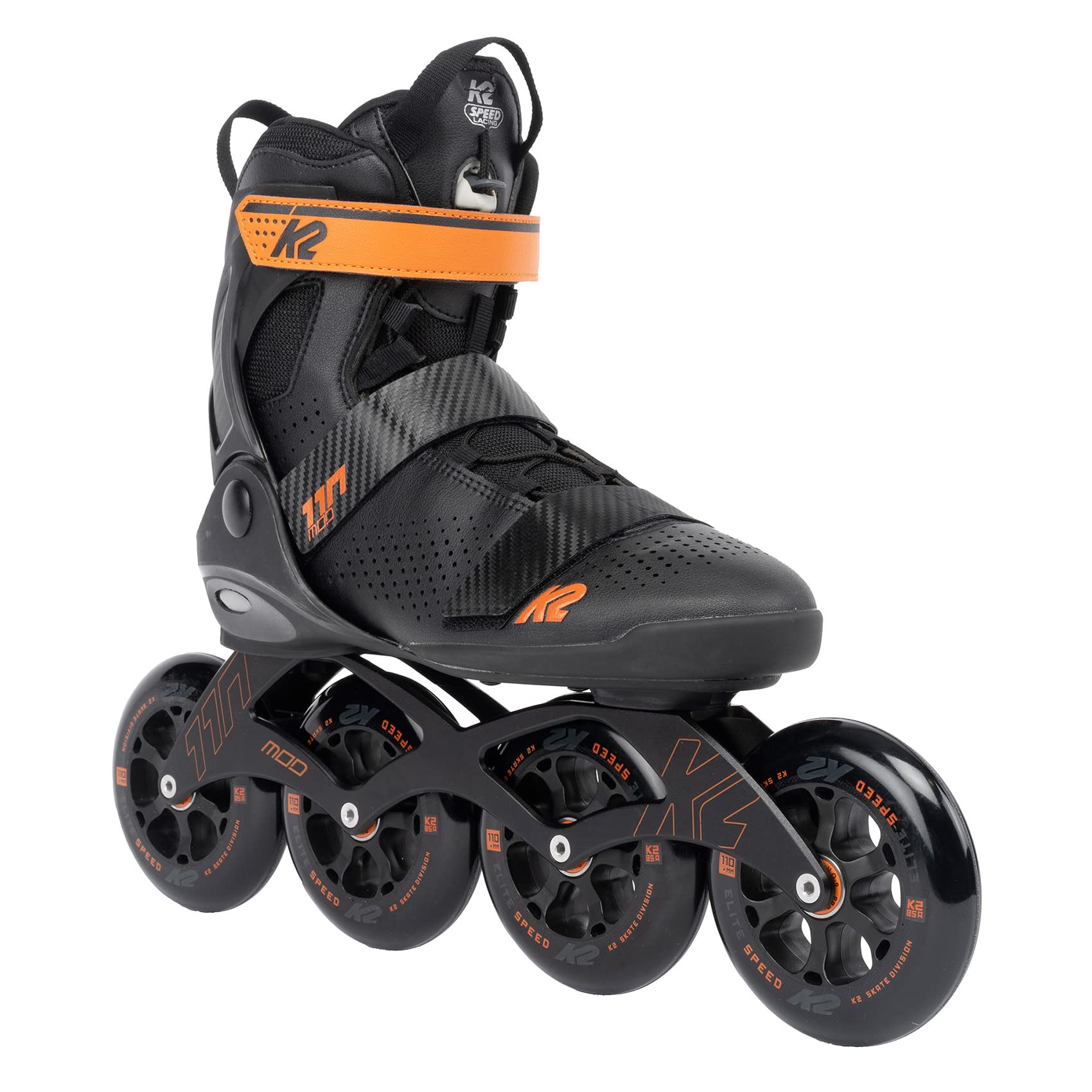 K2 Skate Mod 110 Inline Skates for Adults - High Performance Rollerblades for Fitness, Speed & Urban Skating - Perfect for Outdoor Exercise & Commuting