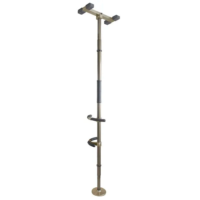 Signature Life Sure Stand Pole with 2 Handles - Adjustable Walking Cane for Seniors & Mobility Support - Ideal for Hiking, Travel & Daily Use