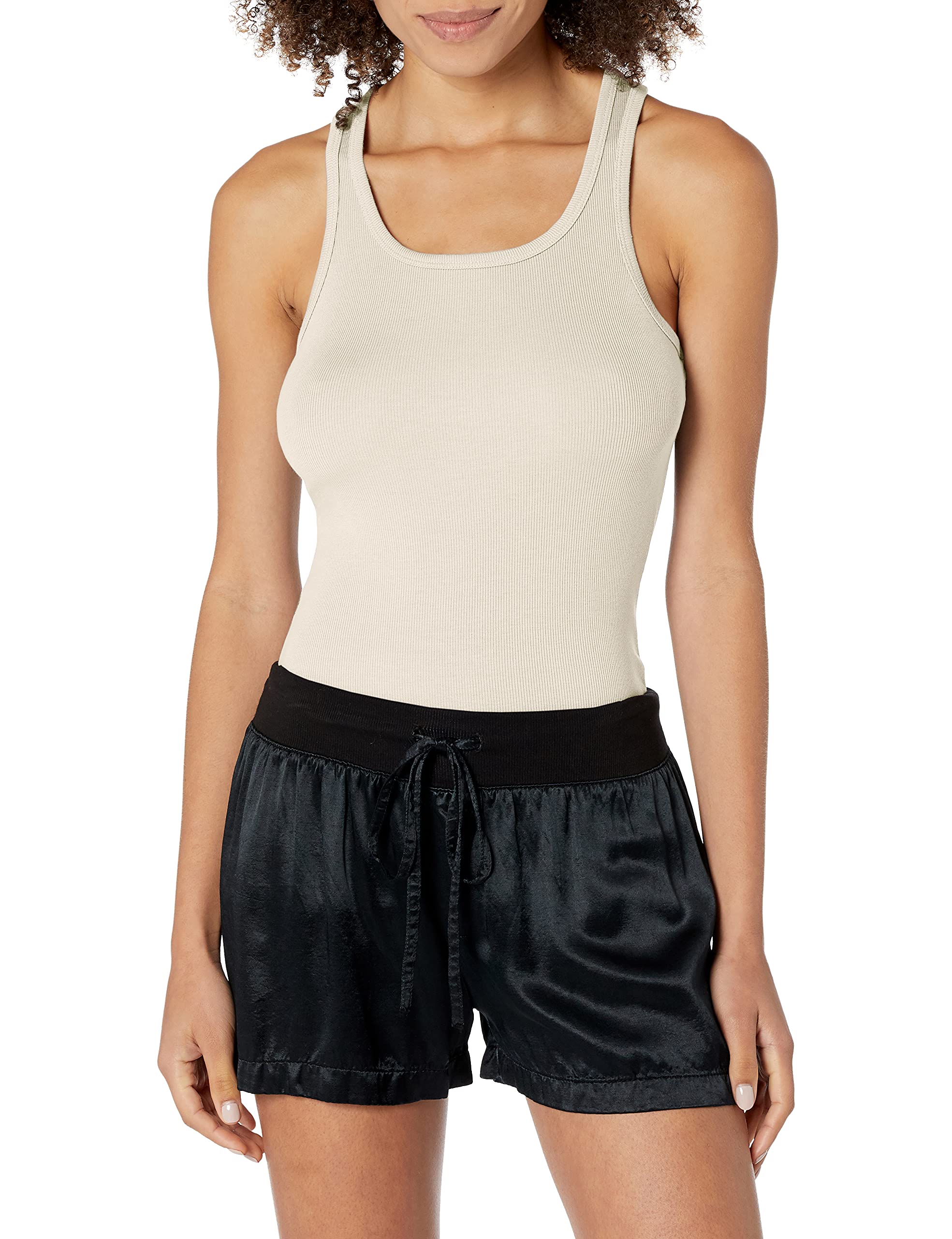 PJ Harlow Women's Long Charlie Tank Top - Soft Stretchy Casual Cami for Layering, Yoga & Summer Outfits