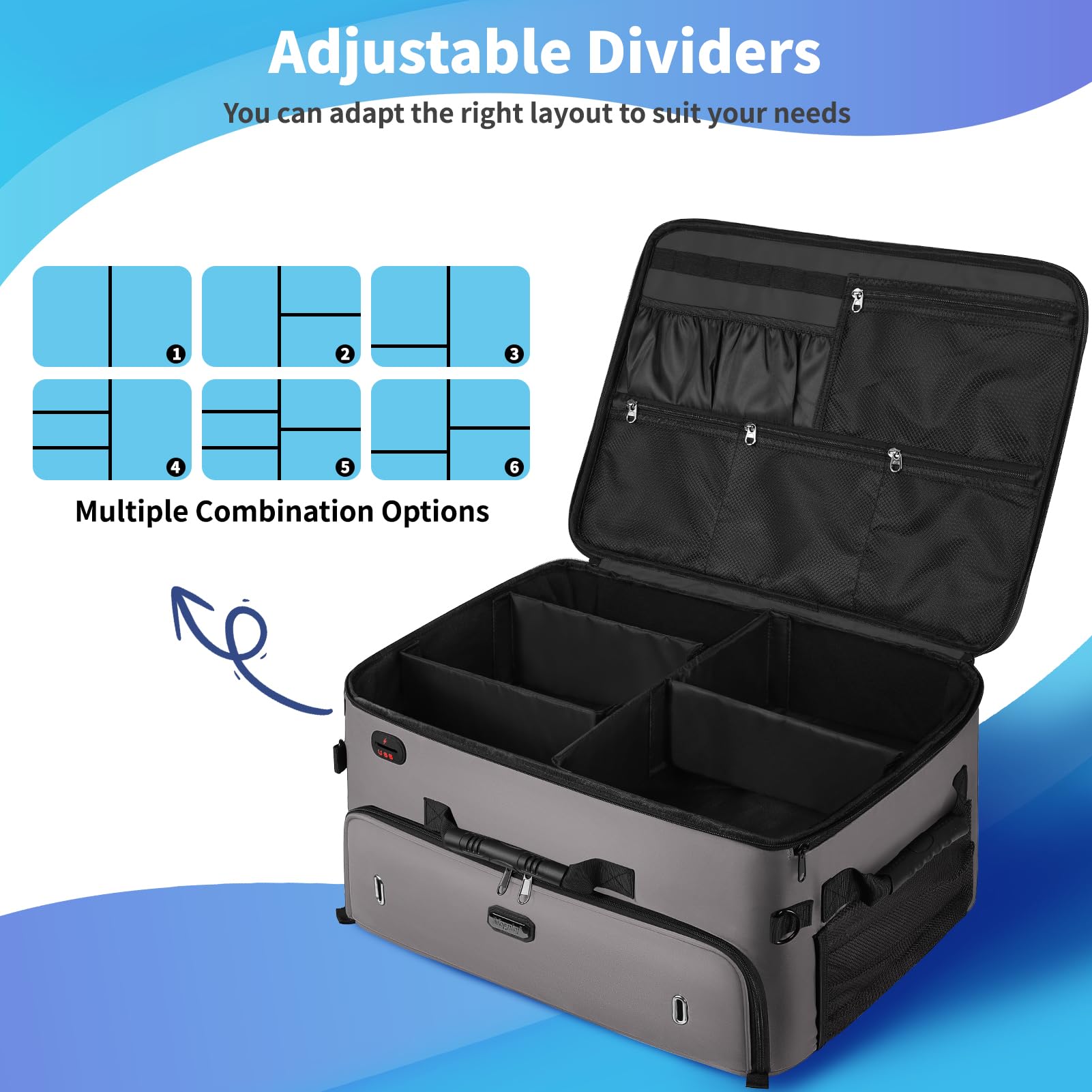 Premium 2-Layer Golf Trunk Organizer - Large 20