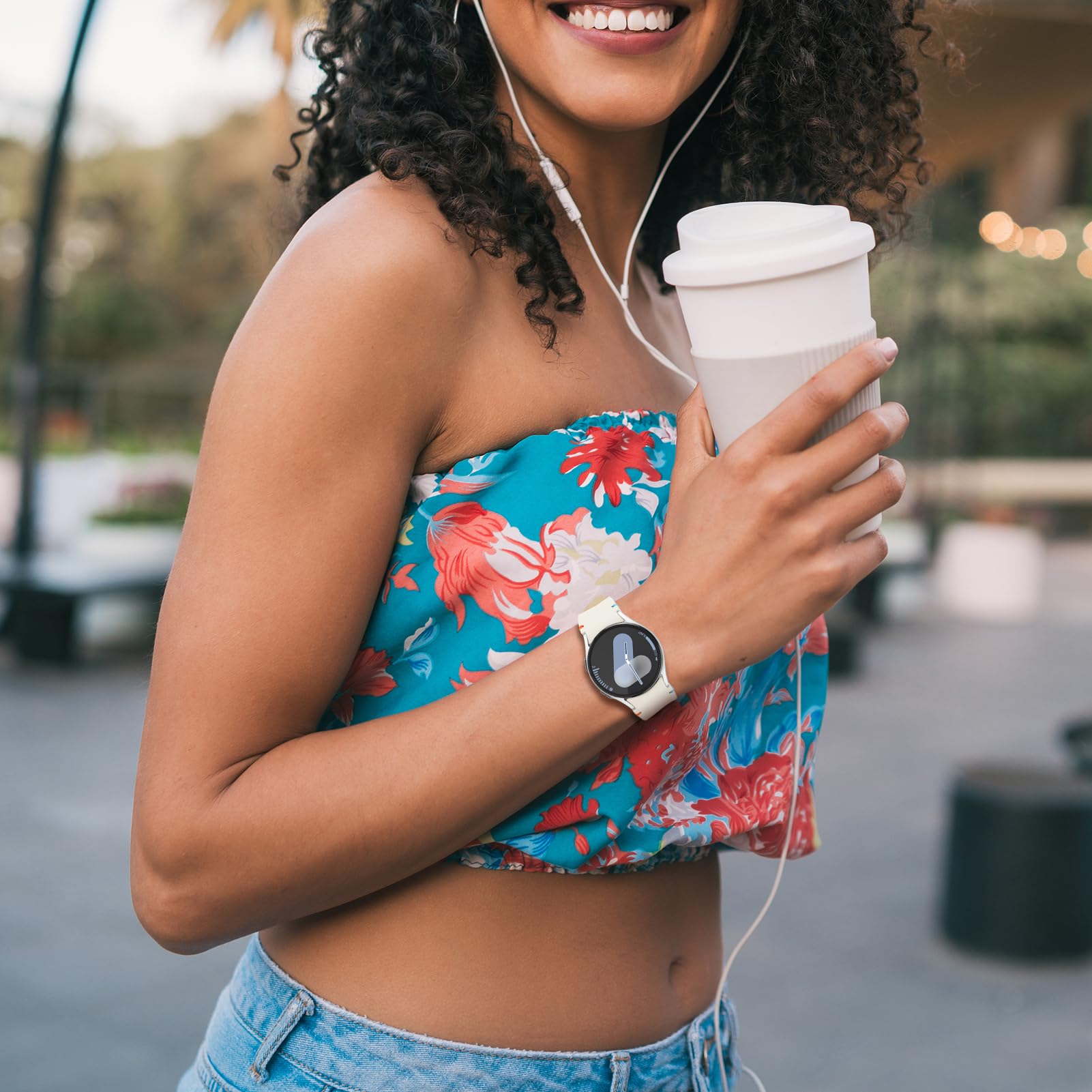 MYAPULUA Sport Straps for Samsung Galaxy Watch 7-4 - No Gap Silicone Band for Men & Women - Gym & Running
