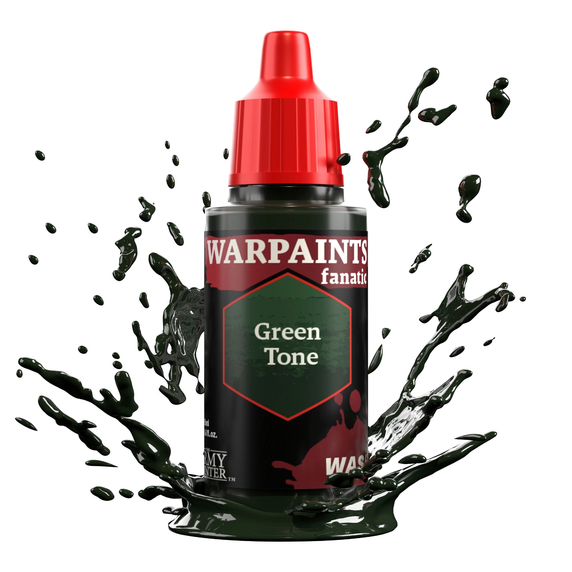 Warpaints Fanatic Wash: Green Tone Acrylic Paint for Miniatures & Models - Perfect for Warhammer, D&D, and Tabletop Gaming