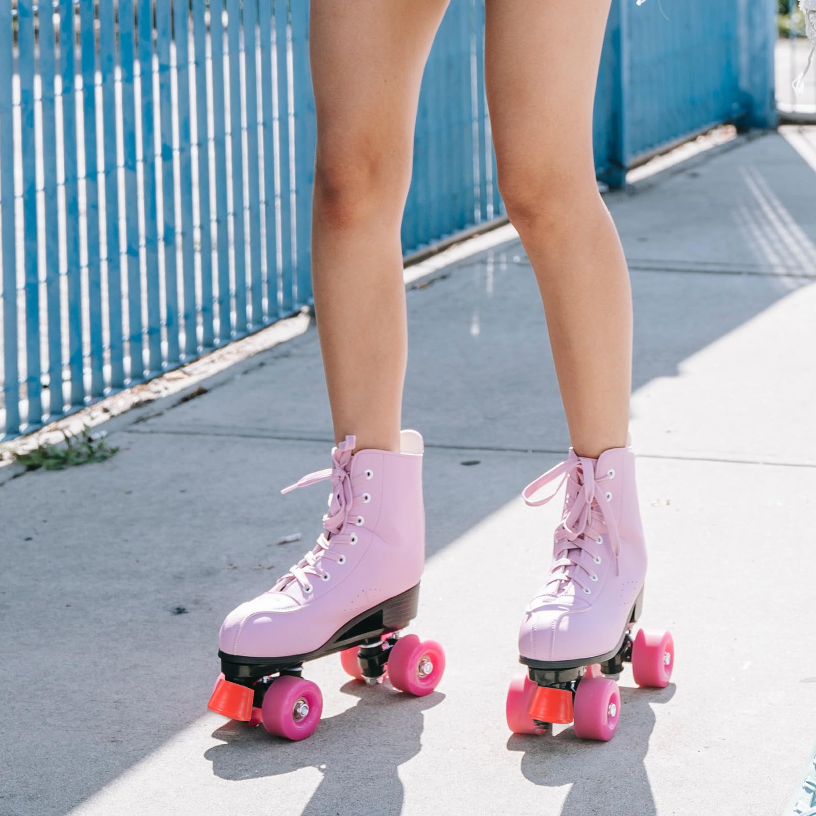 Roller Skate Toe Stops - Adjustable Rubber Brake Blocks for Roller Skates with Screwdriver | Perfect for Outdoor Skating, Rink Use & Roller Derby