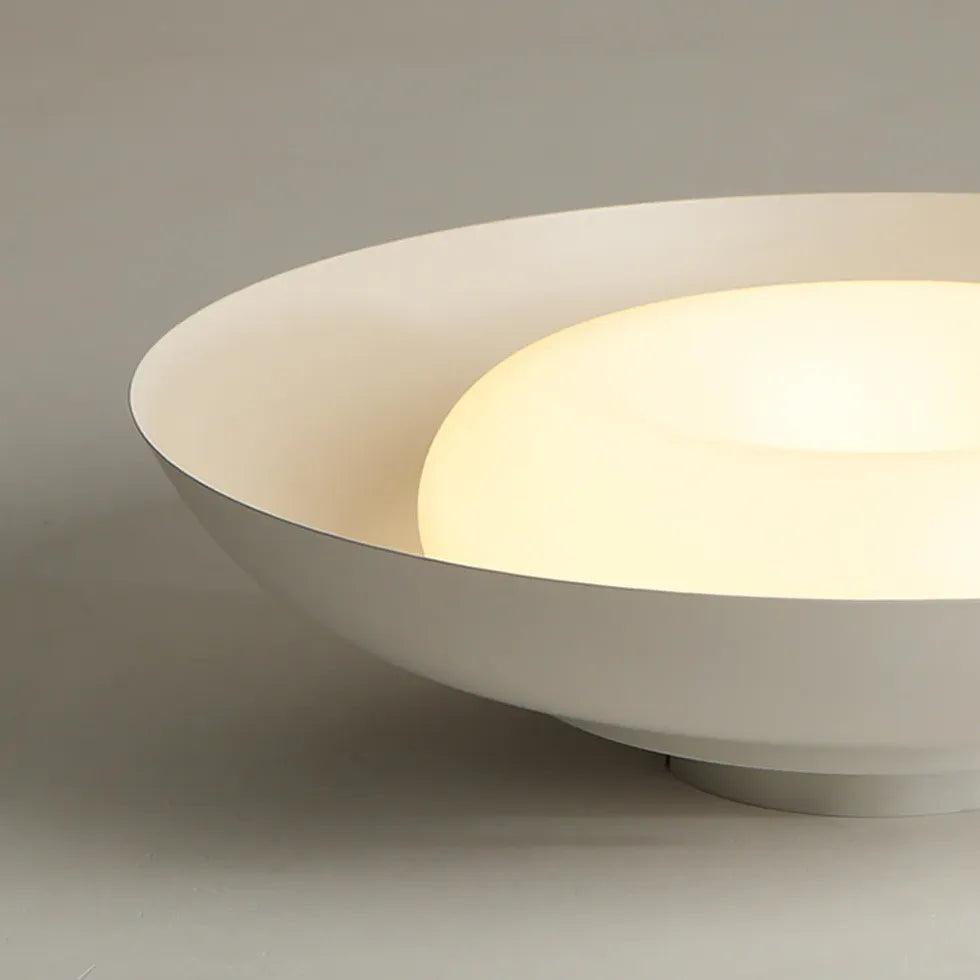 Modern White Disc Recessed Ceiling Light - Energy Efficient LED Downlight for Bedroom, Living Room & Hallway - Dimmable Ambient Lighting for Home Decor